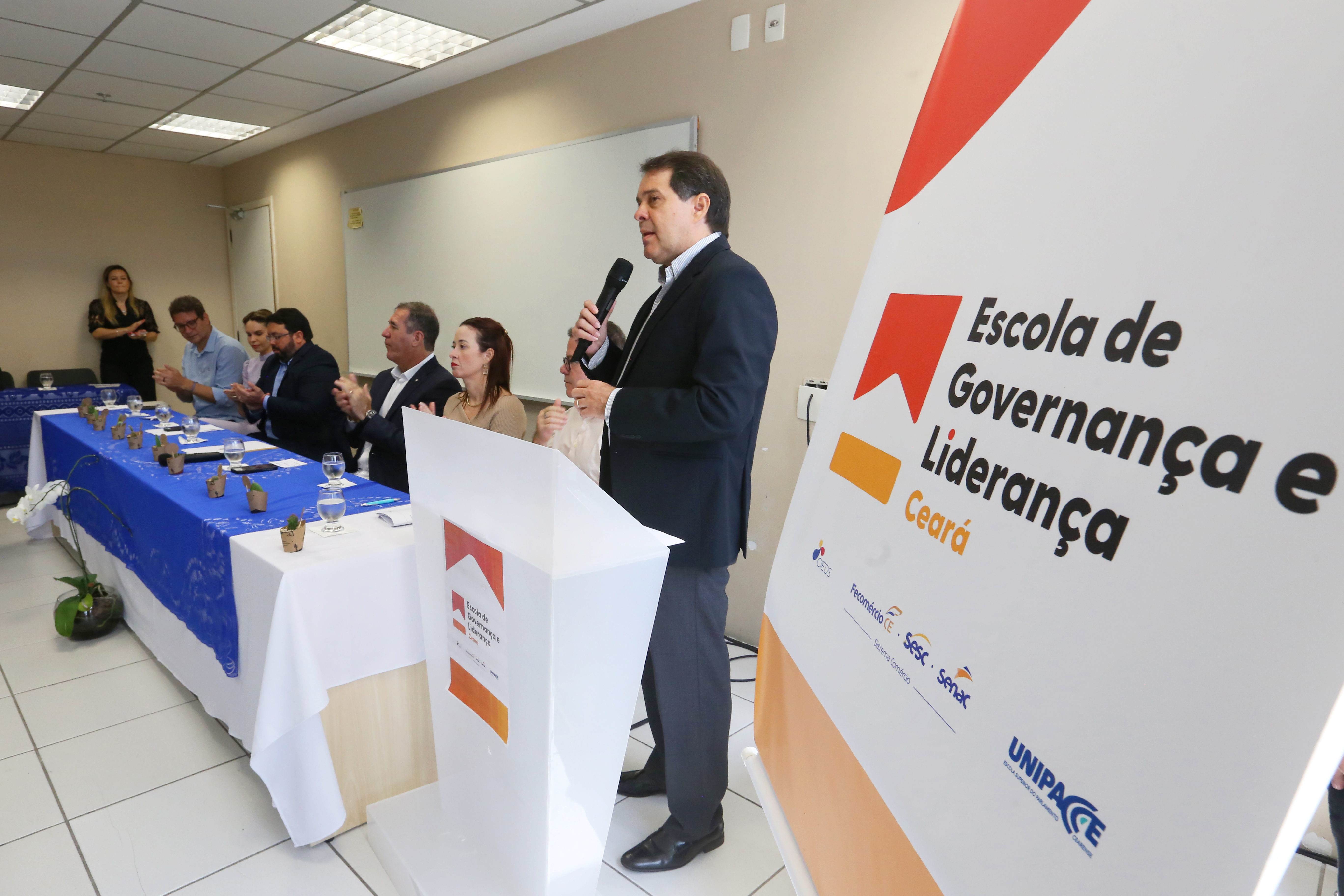 Lançamento do programa Escola de Governança e Liderança promovido pela Unipace em parceria com Fecomércio,Senac e Cieds