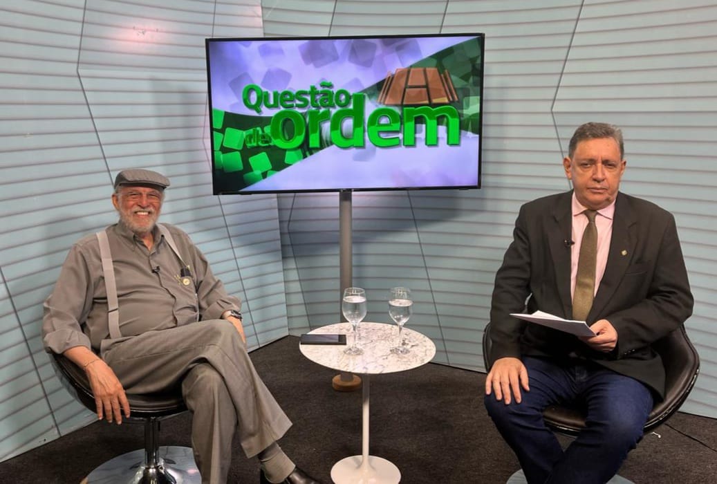 Provedor da Santa Casa de Misericórdia de Fortaleza, Vladimir Spinelli e jornalista Renato Abreu