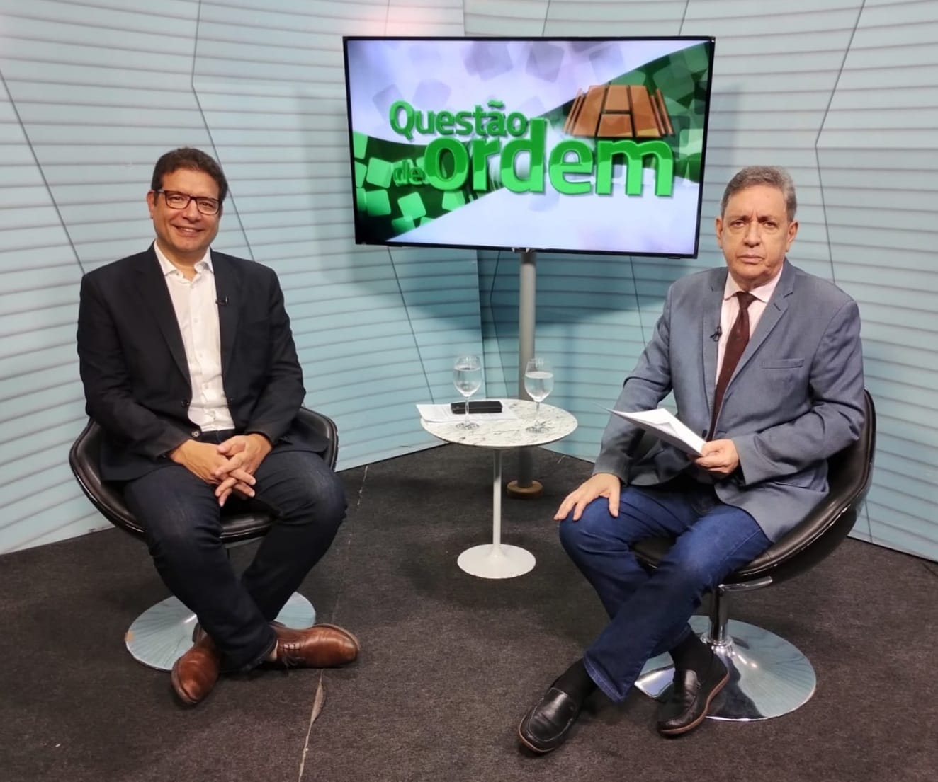 Deputado Renato Roseno e jornalista Renato Abreu