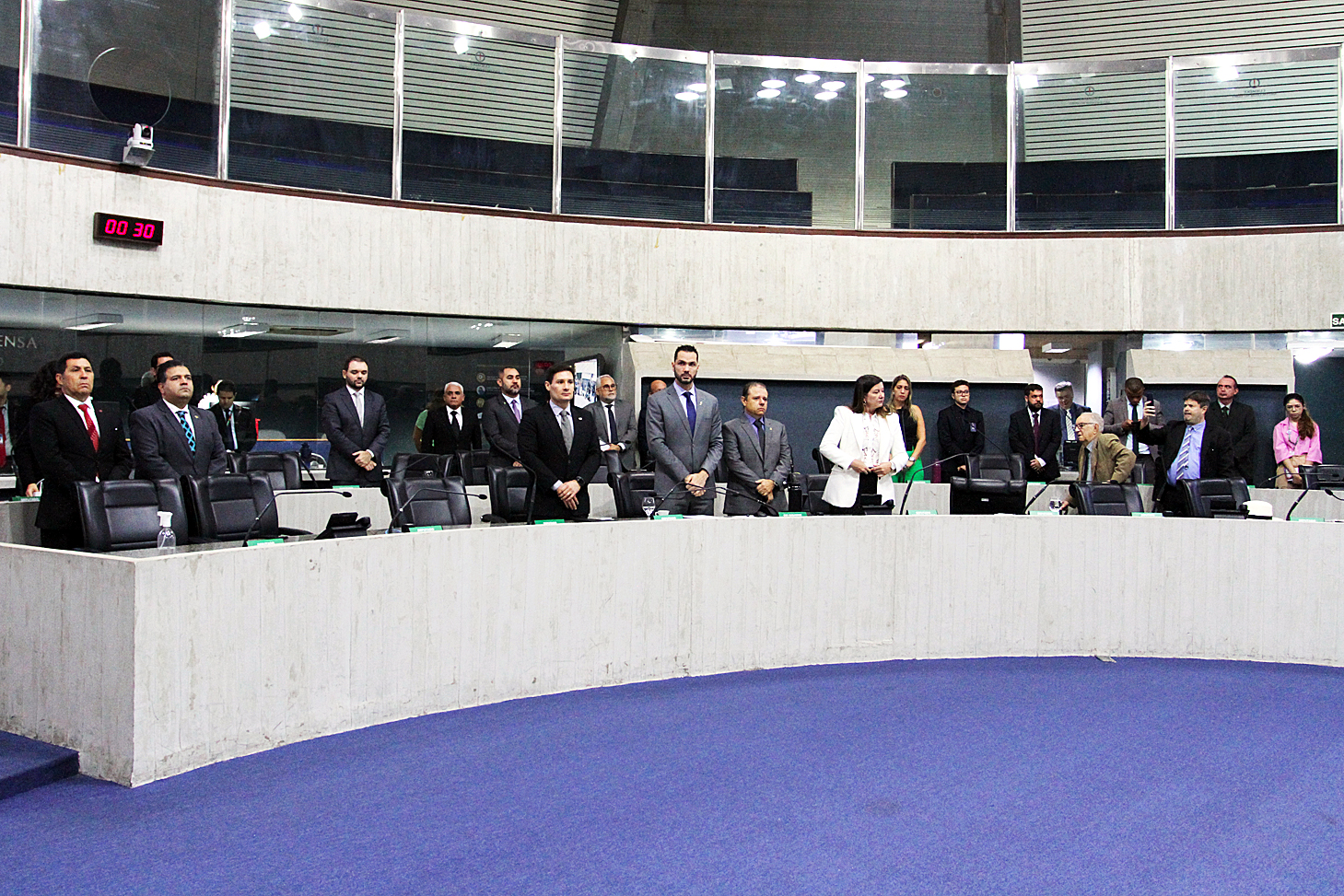 Minuto de silêncio durante sessão legislativa