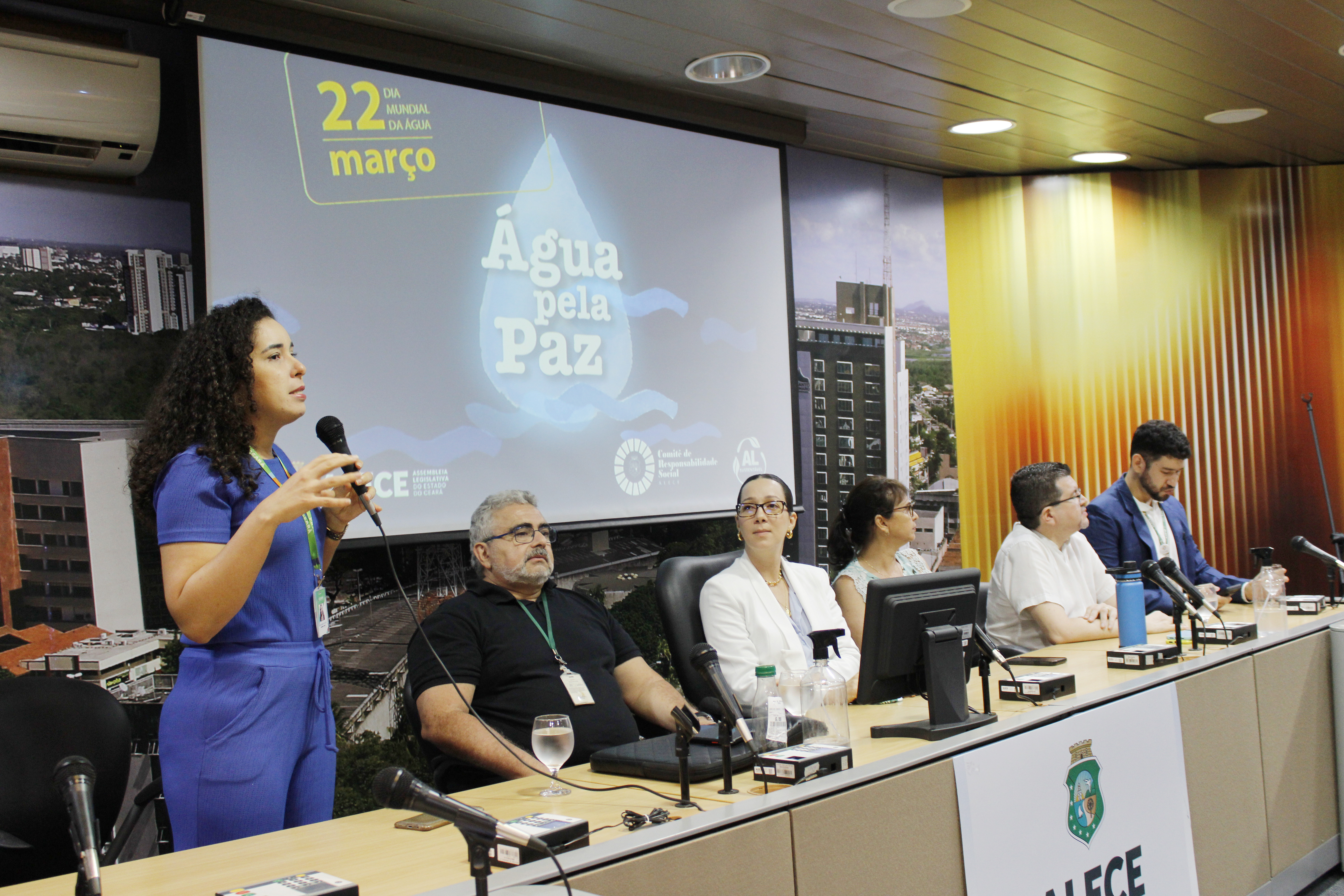 Painel “Água pela Paz”