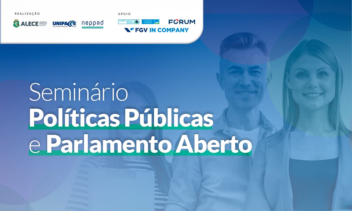 Assembleia abre inscrição para Seminário de Políticas Públicas e Parlamento Aberto