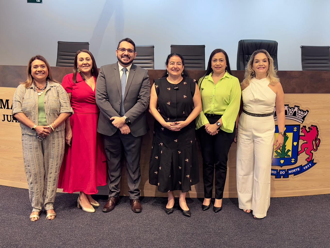 Norma David , Marluce Torquato , Manoel Gregório, Lídia Lourinho, Suêrda Marinho, Maruza Leal. Foto: Divulgação