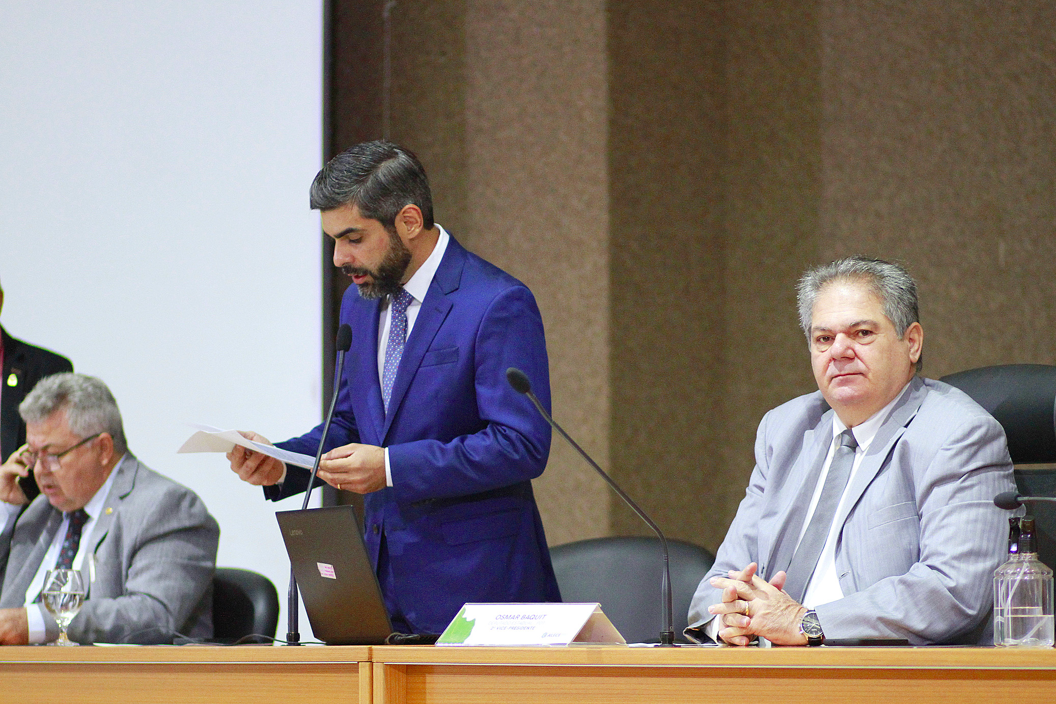 Abertura dos trabalhos da sessão legislativa desta quarta-feira