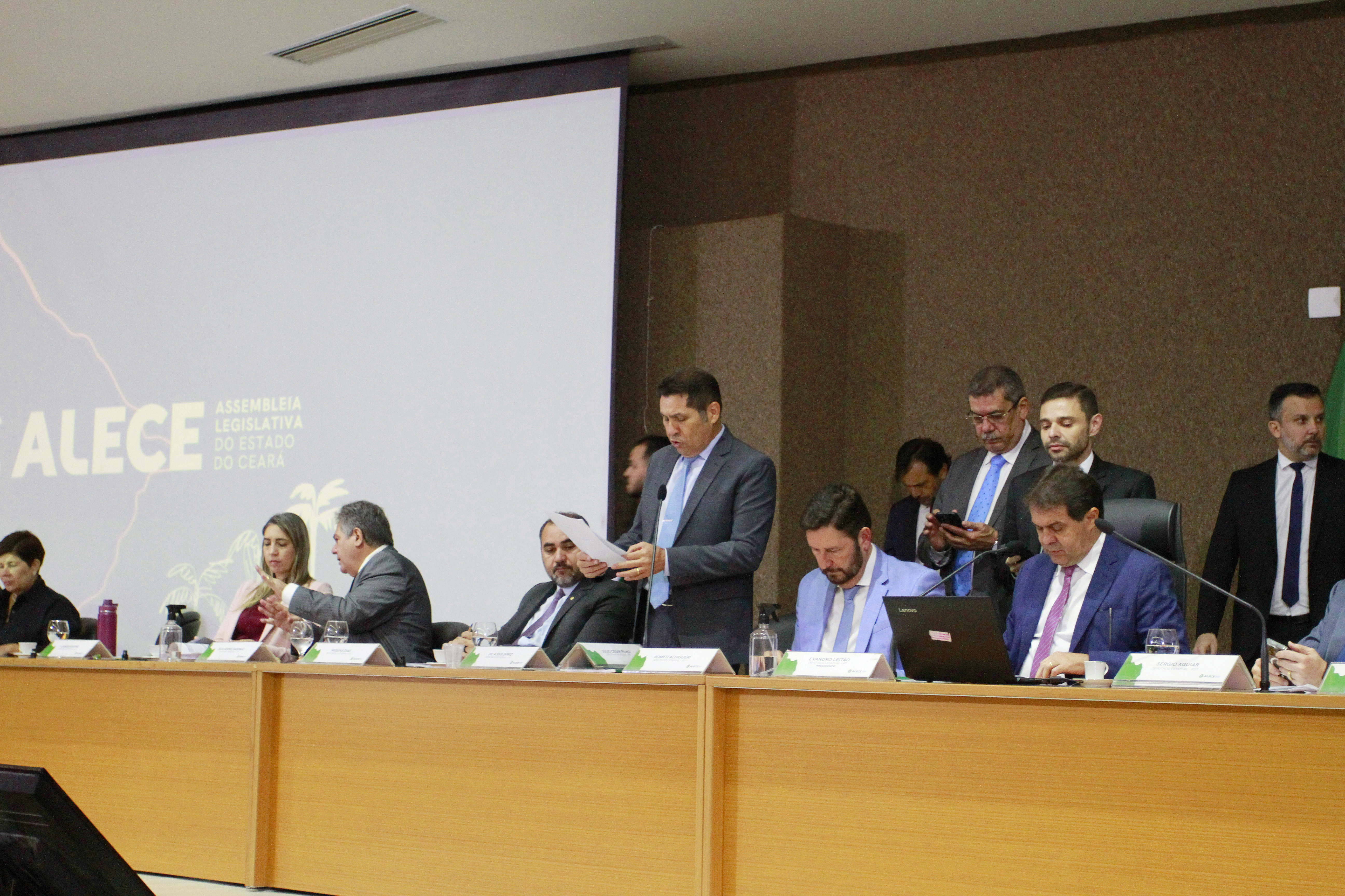 Abertura dos trabalhos da sessão legislativa desta quarta-feira