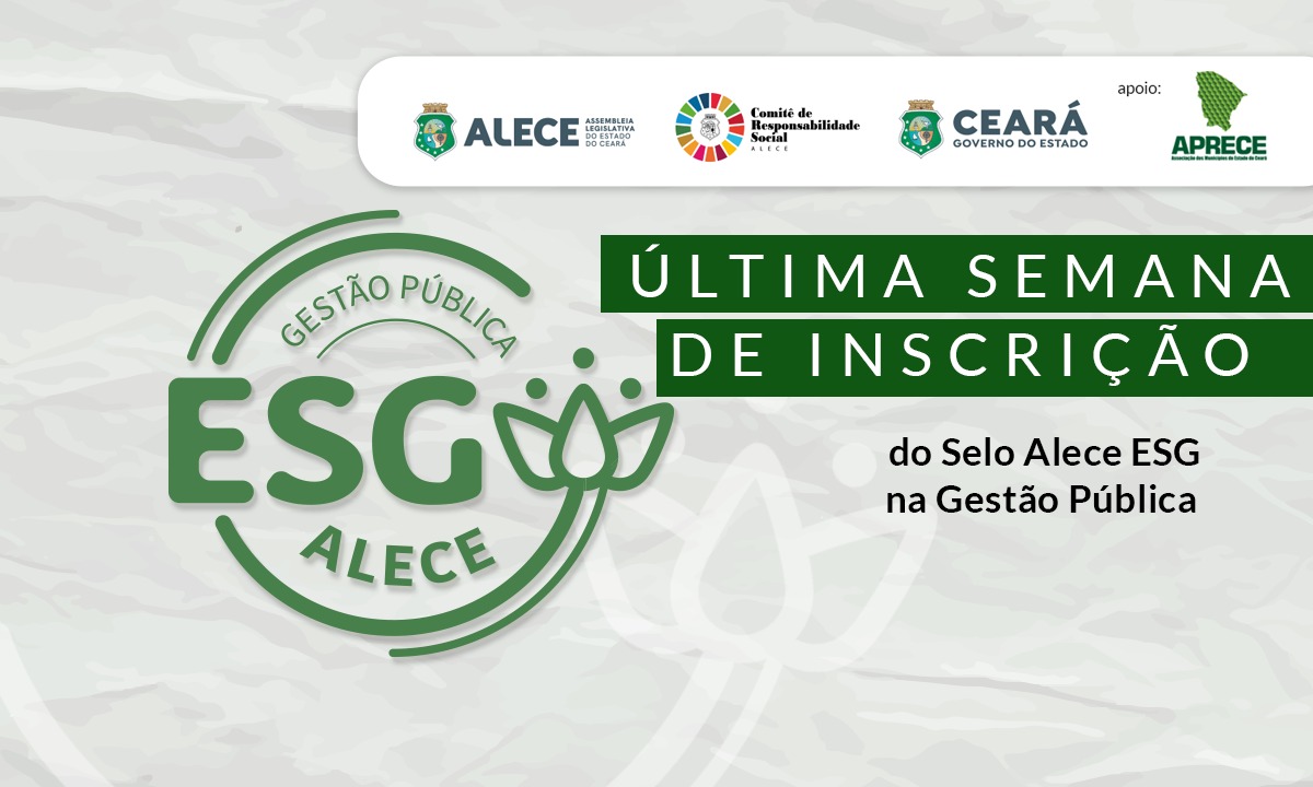 Inscrições para o Selo Alece se encerram nesta sexta-feira