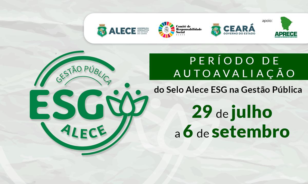 Começa “Período de autoavaliação” dos municípios que aderiram ao Selo Alece ESG
