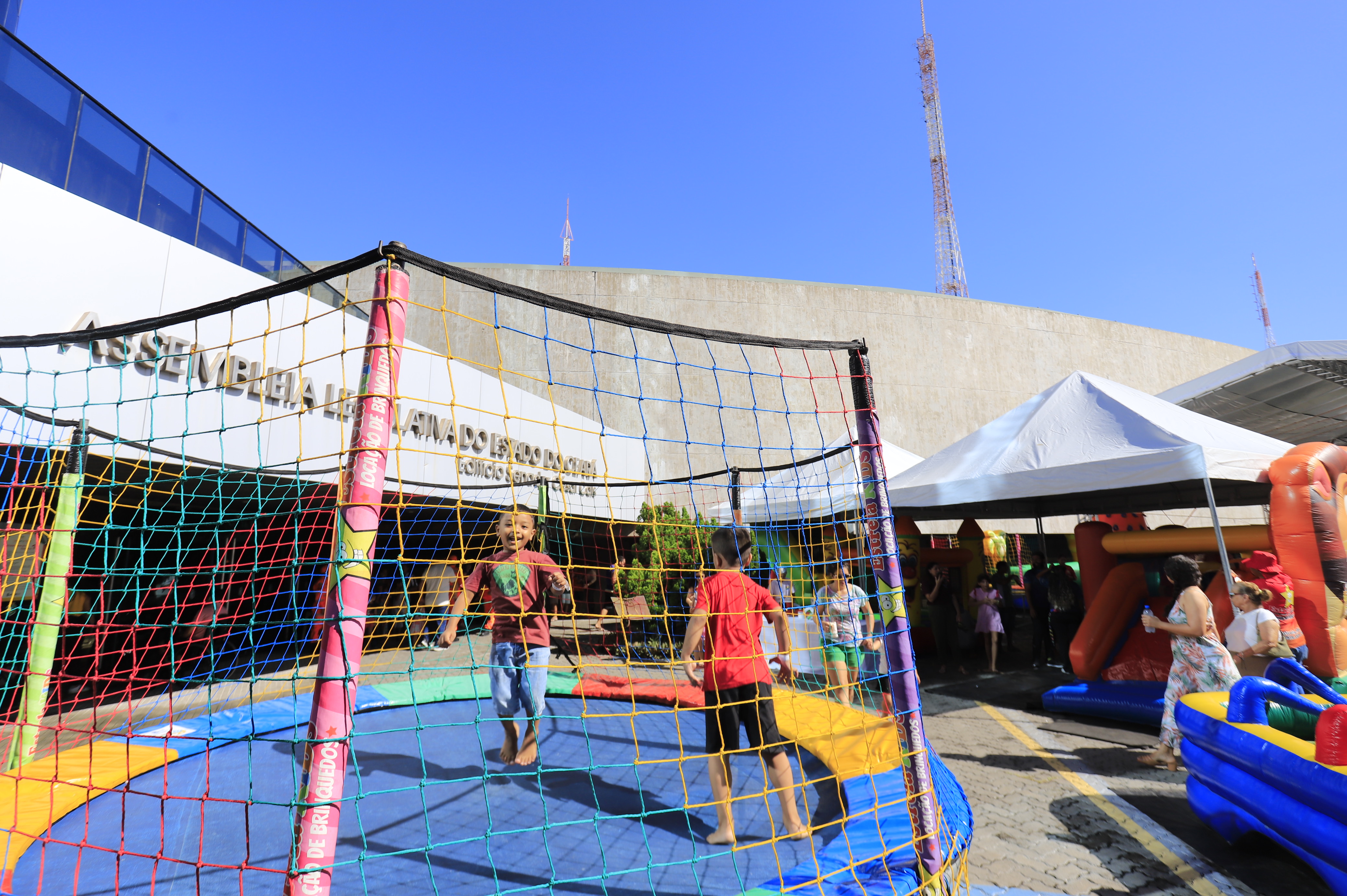 Tenda do Ciadi oferece  atividades recreativas e terapêuticas para a criançada Foto: Dário Gabriel