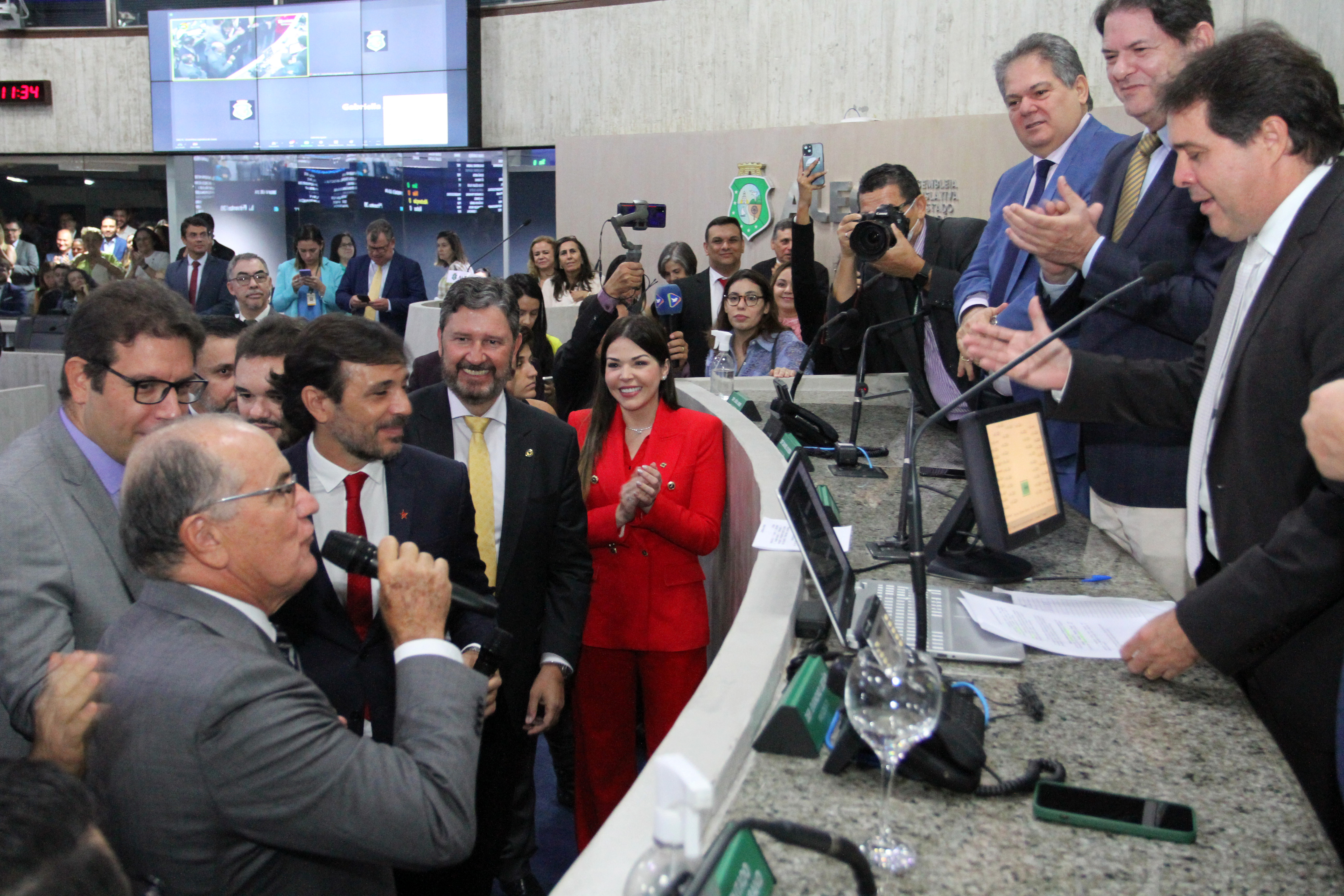 Posse dos suplentes Guilherme Sampaio (PT) e Antônio Granja (PDT)