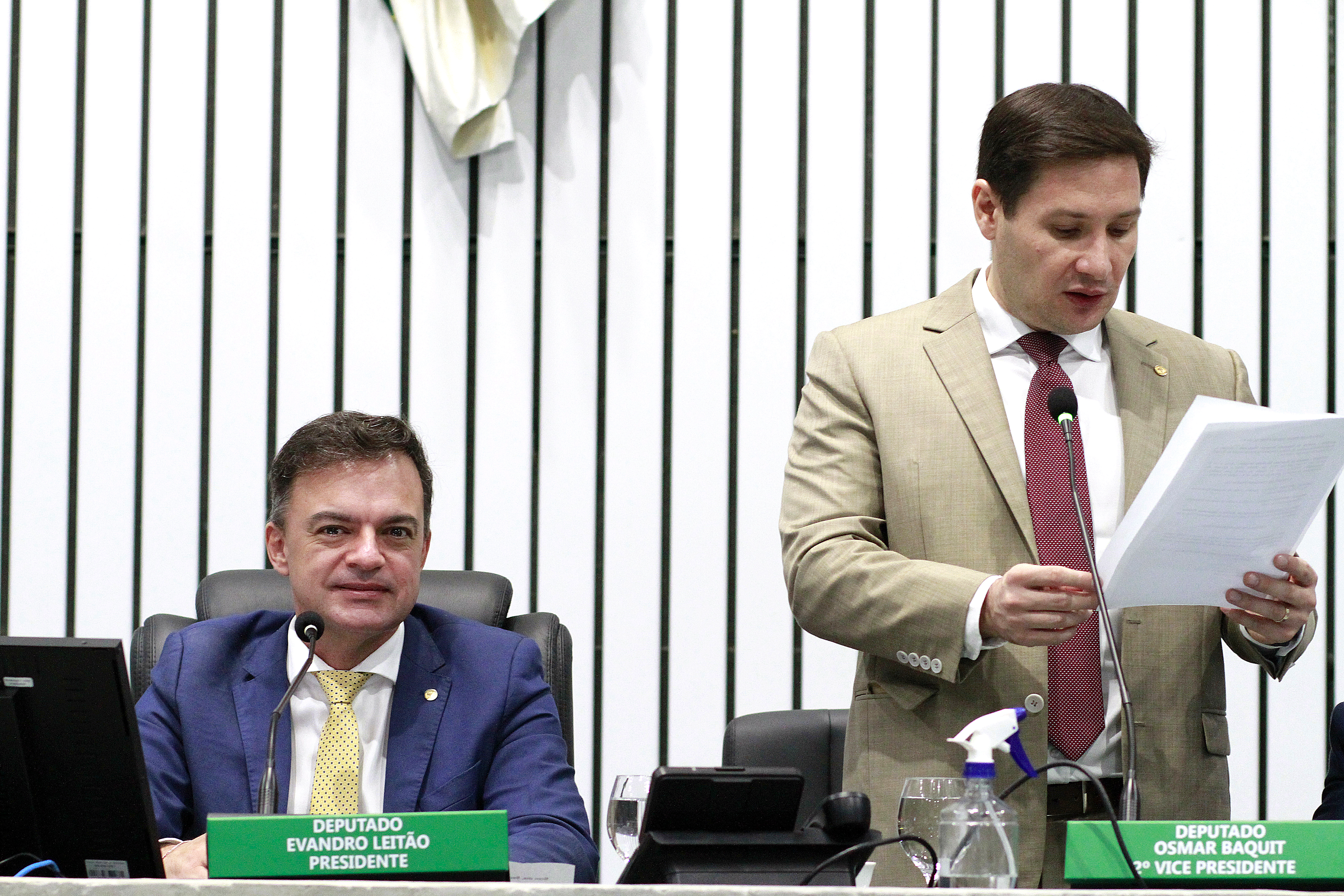 Leitura do expediente da sessão legislativa desta quarta-feira