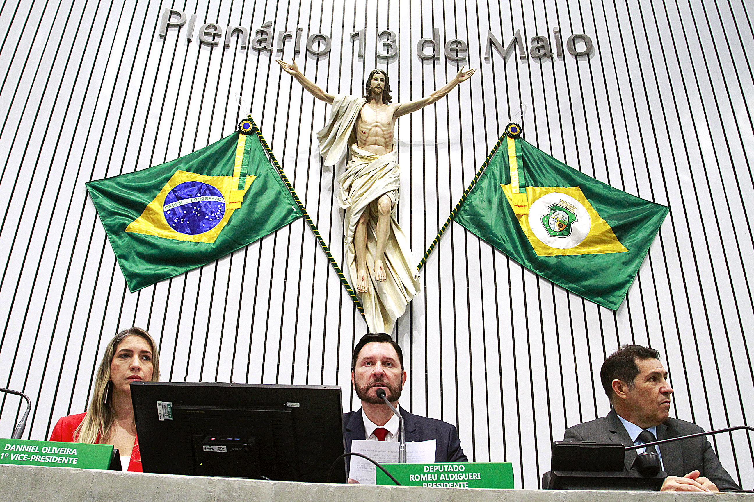 Abertura dos trabalhos da sessão legislativa desta quarta-feira