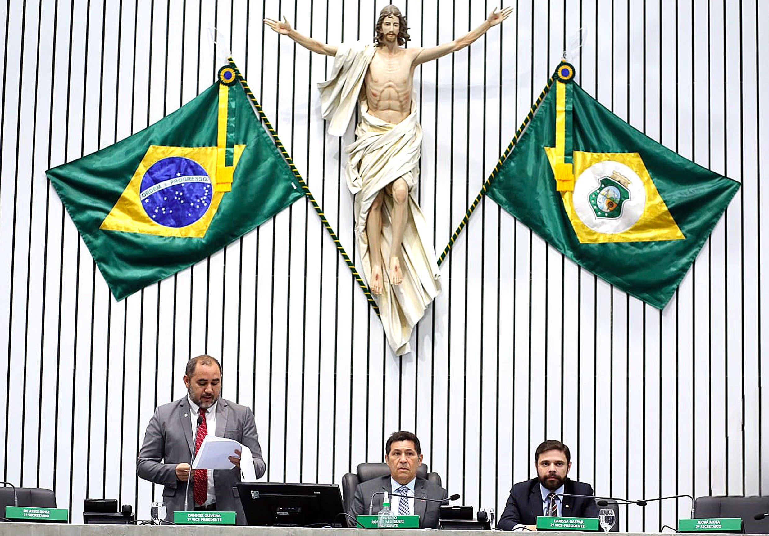 Abertura dos trabalhos da sessão legislativa desta quarta-feira