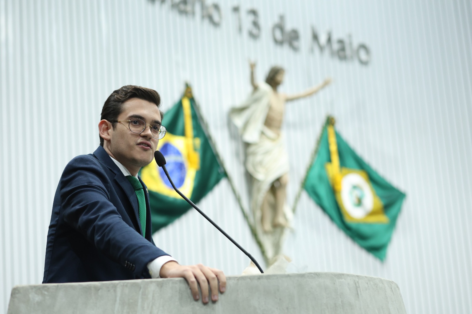 Deputado Carmelo Neto (PL) em discurso no segundo expediente desta terça-feira (15/04)