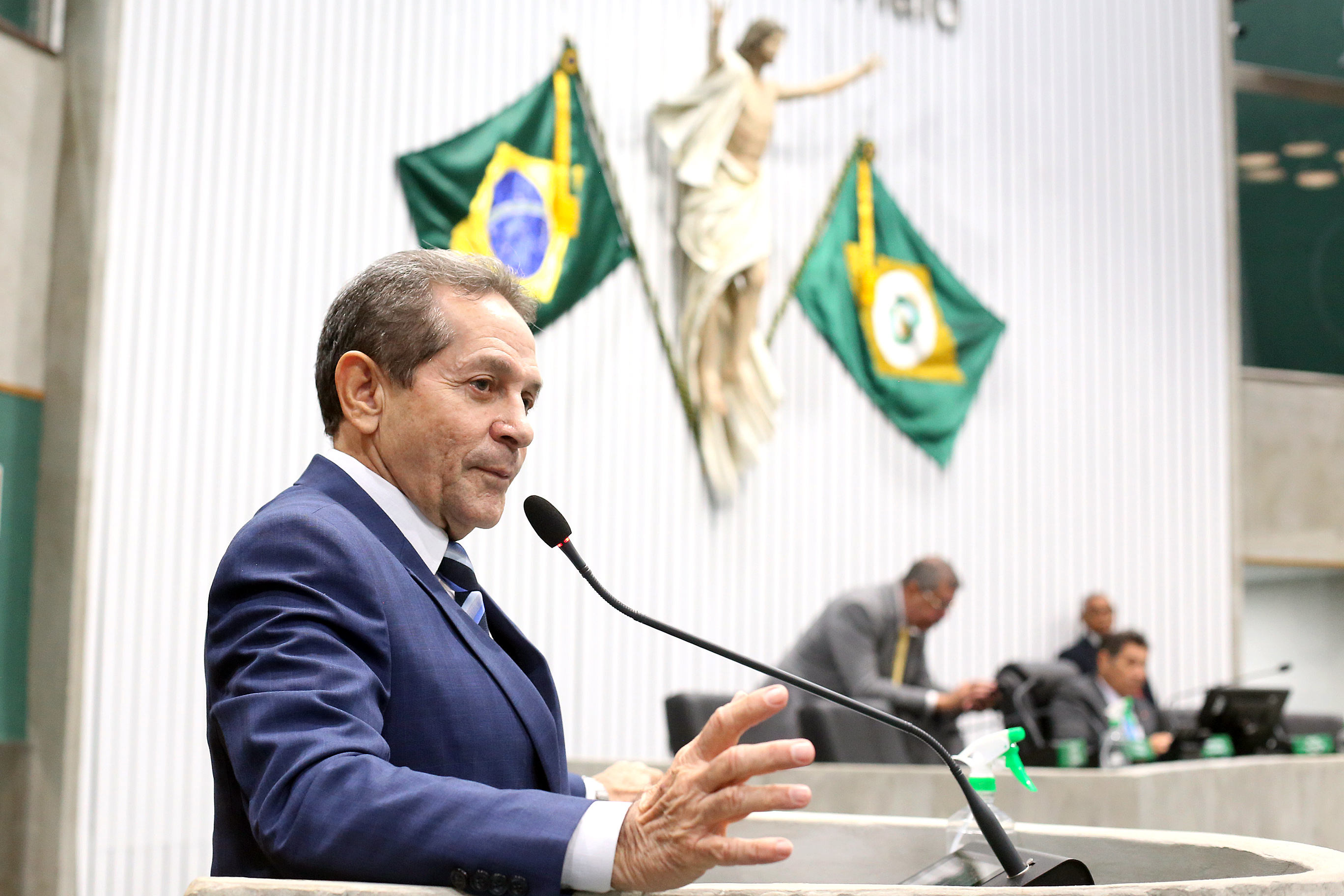 Deputado Heitor Férrer (União) em pronunciamento durante o segundo expediente desta quinta-feira (24/04)