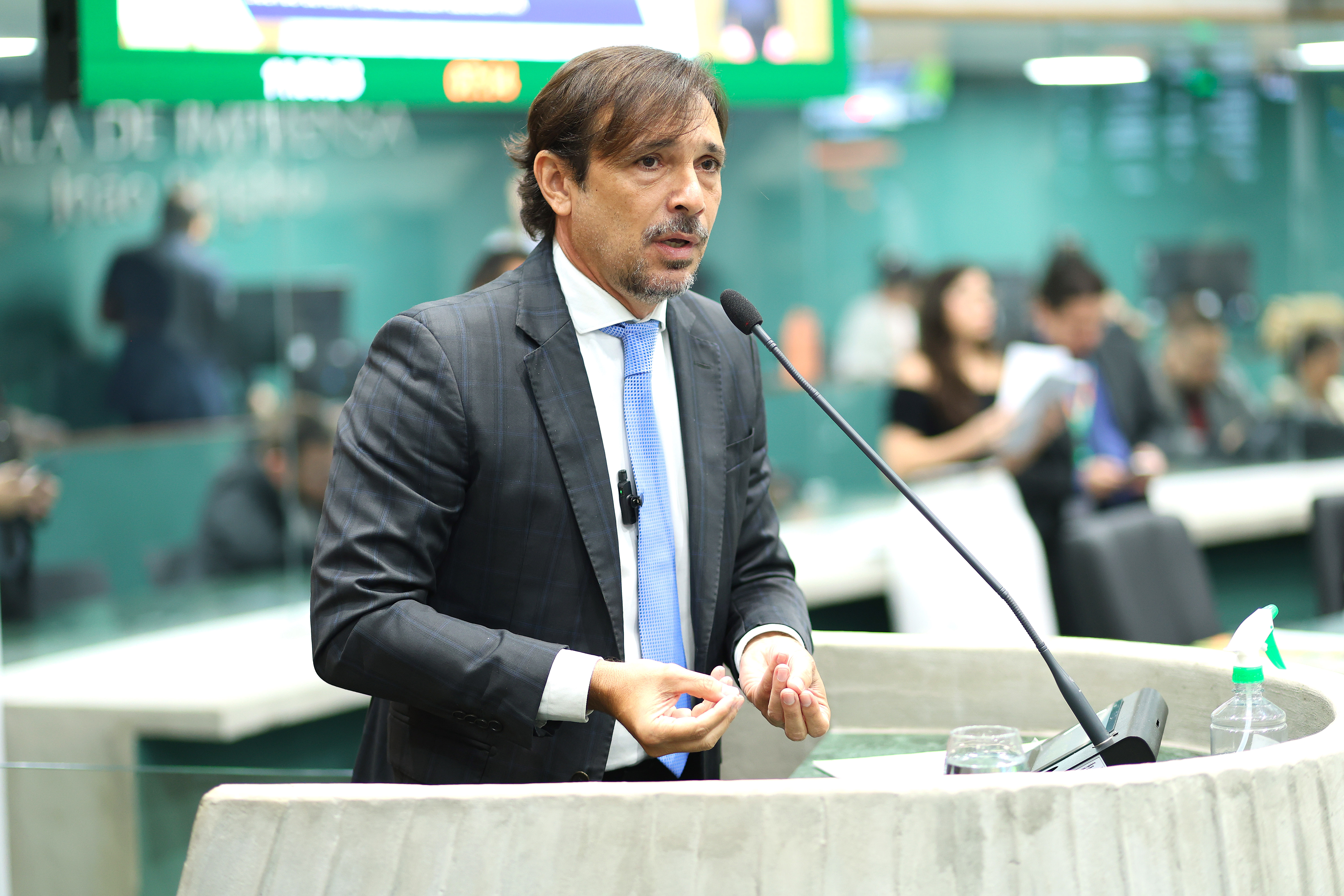 Deputado Guilherme Sampaio (PT) em pronunciamento no primeiro expediente desta terça-feira (06/05)