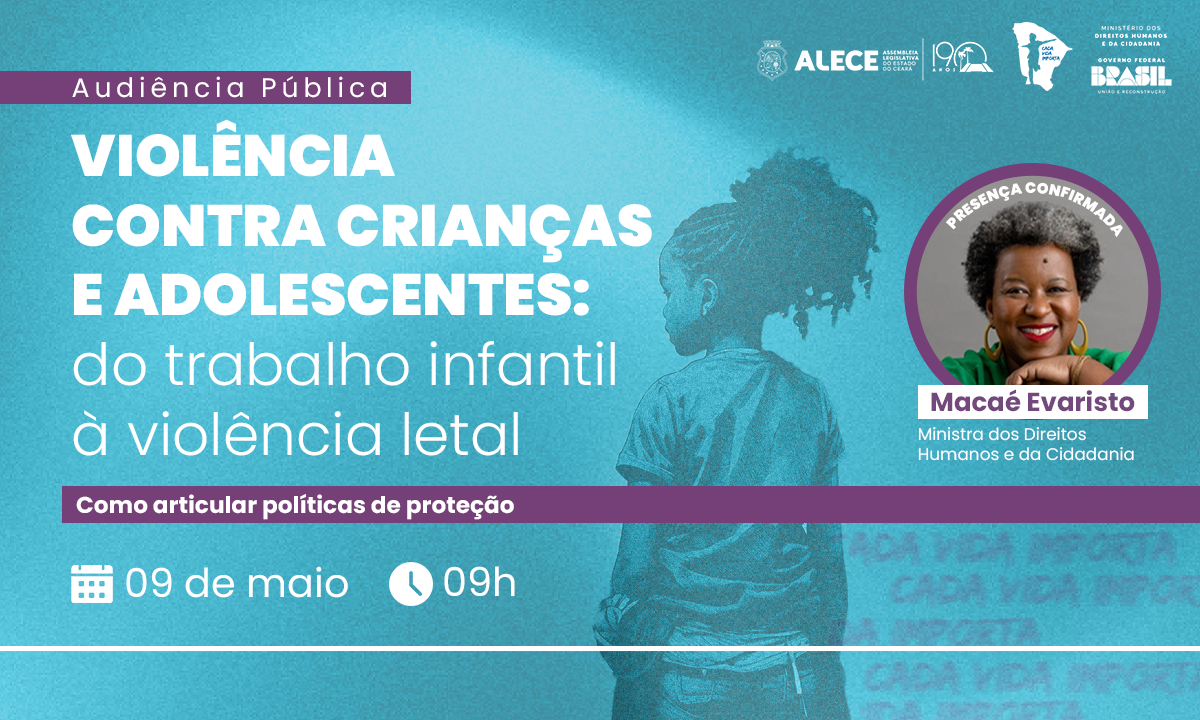 Alece recebe ministra Macaé Evaristo para audiência pública nesta sexta-feira