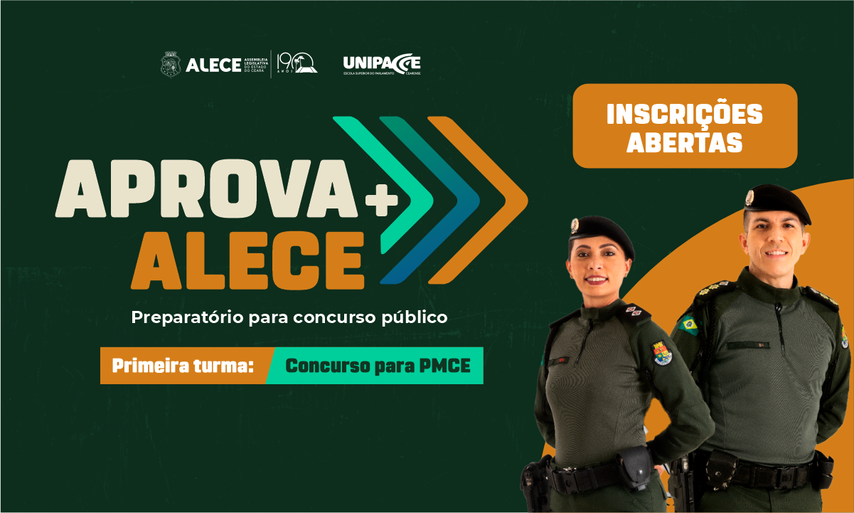 Alece lança curso gratuito preparatório para concurso público