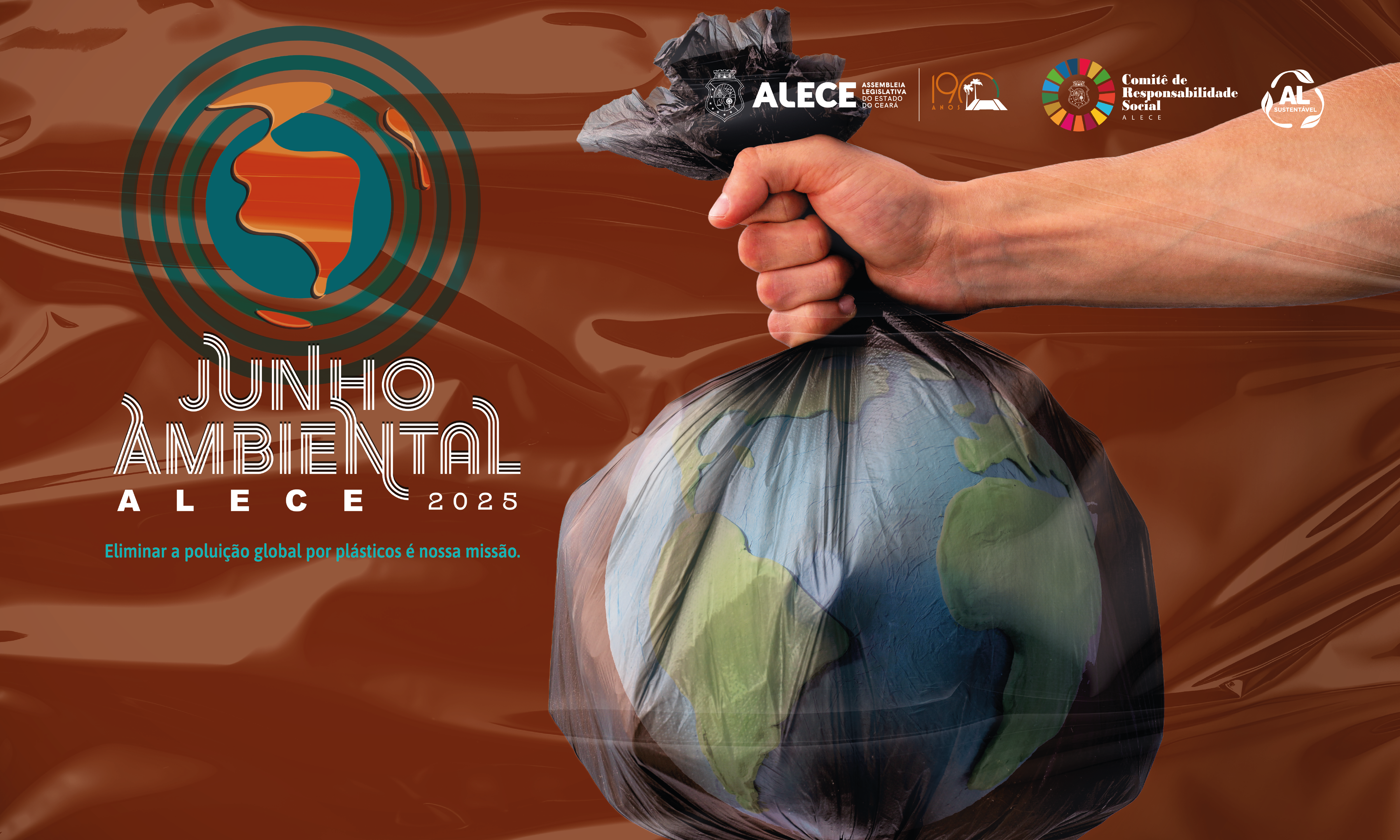 Alece promove programação do Junho Ambiental com foco no combate à poluição plástica