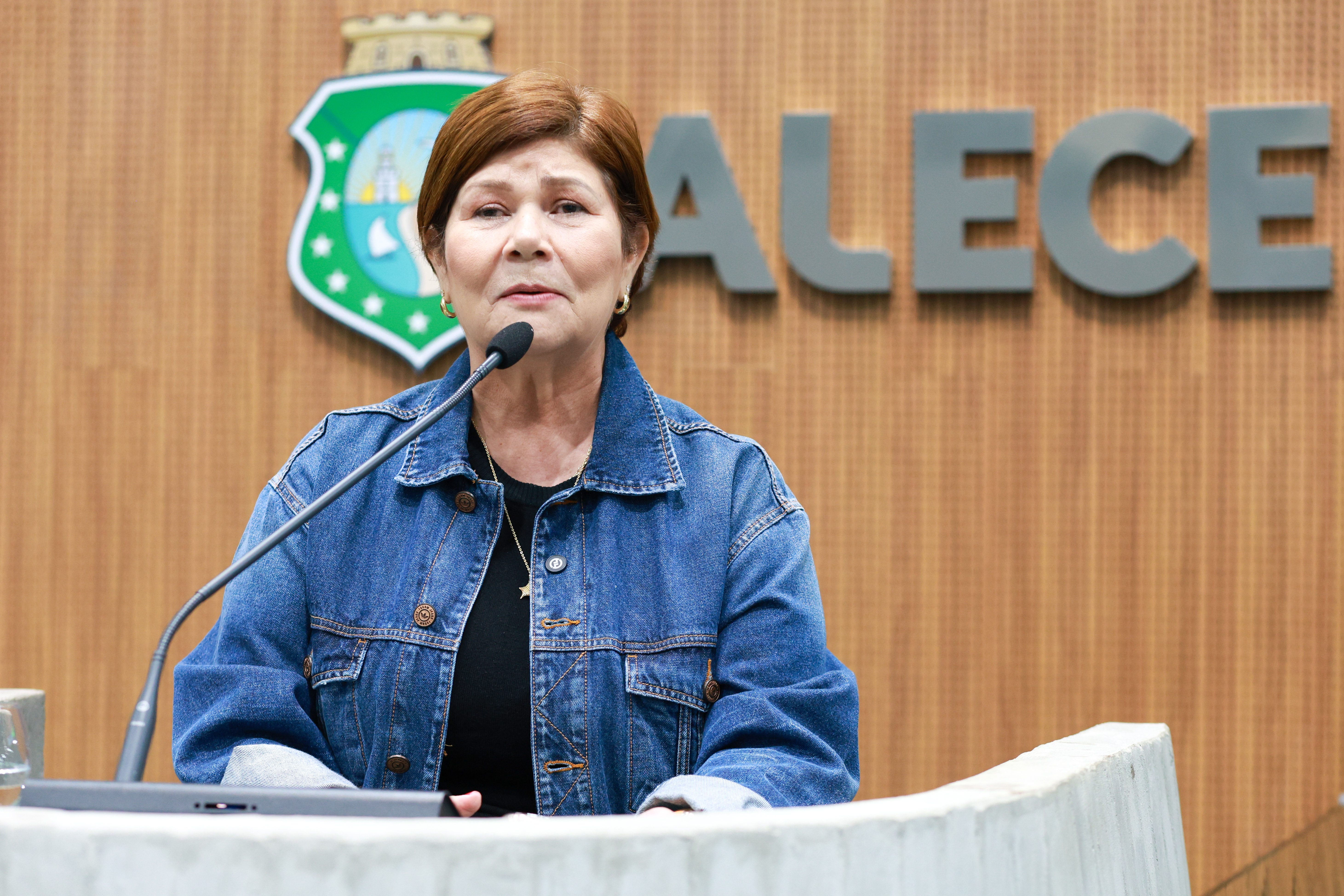 Deputada Jô Farias (PT) em pronunciamento no primeiro expediente desta quinta-feira (03/07)