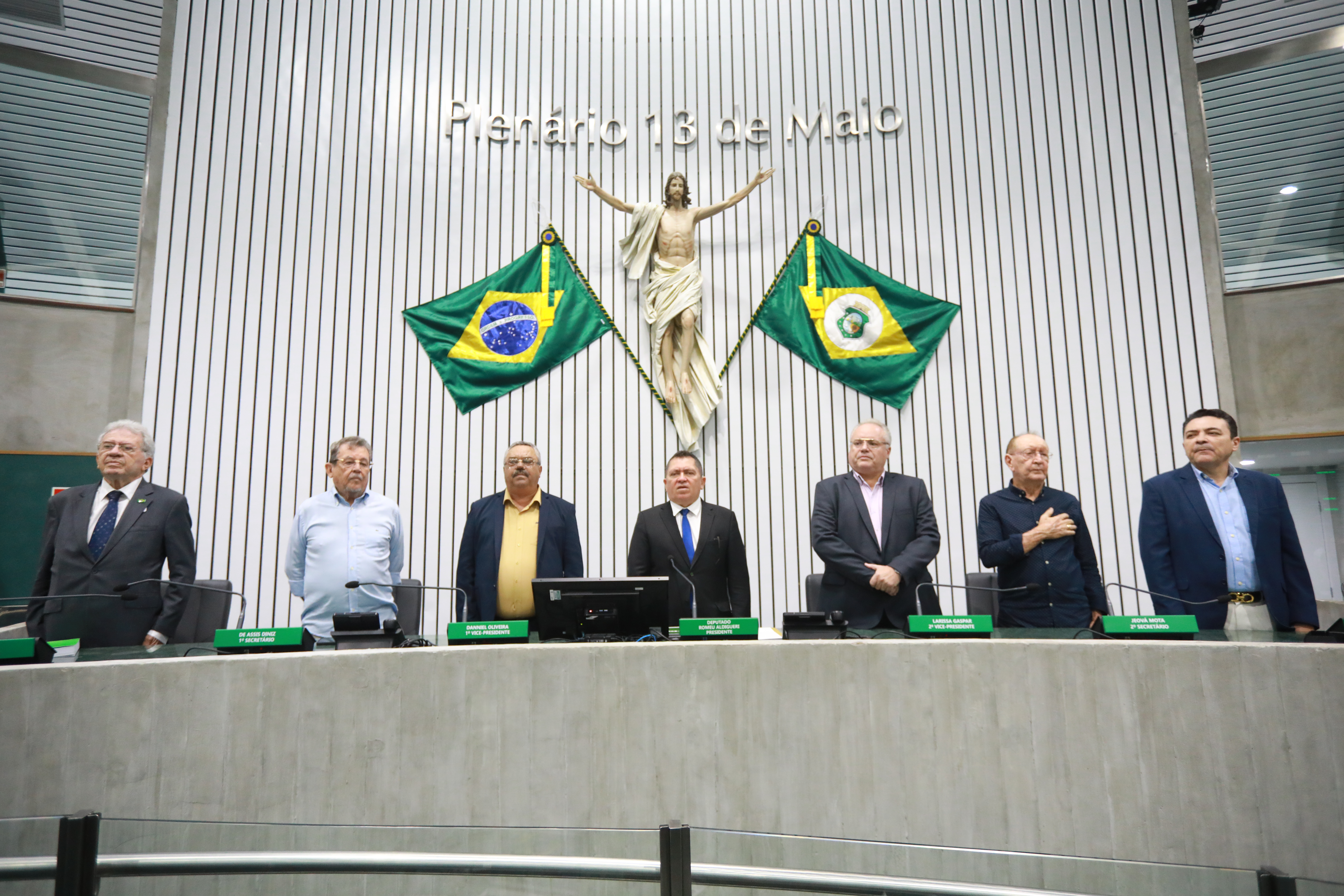 Alece comemora 75 anos da Associação Profissional dos Cronistas Desportivos do Ceará