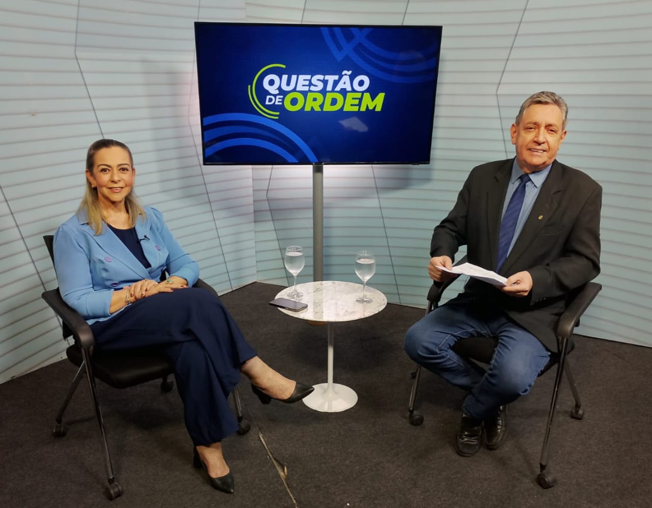 Advogada Patrícia Bezerra Campos e jornalista Renato Abreu