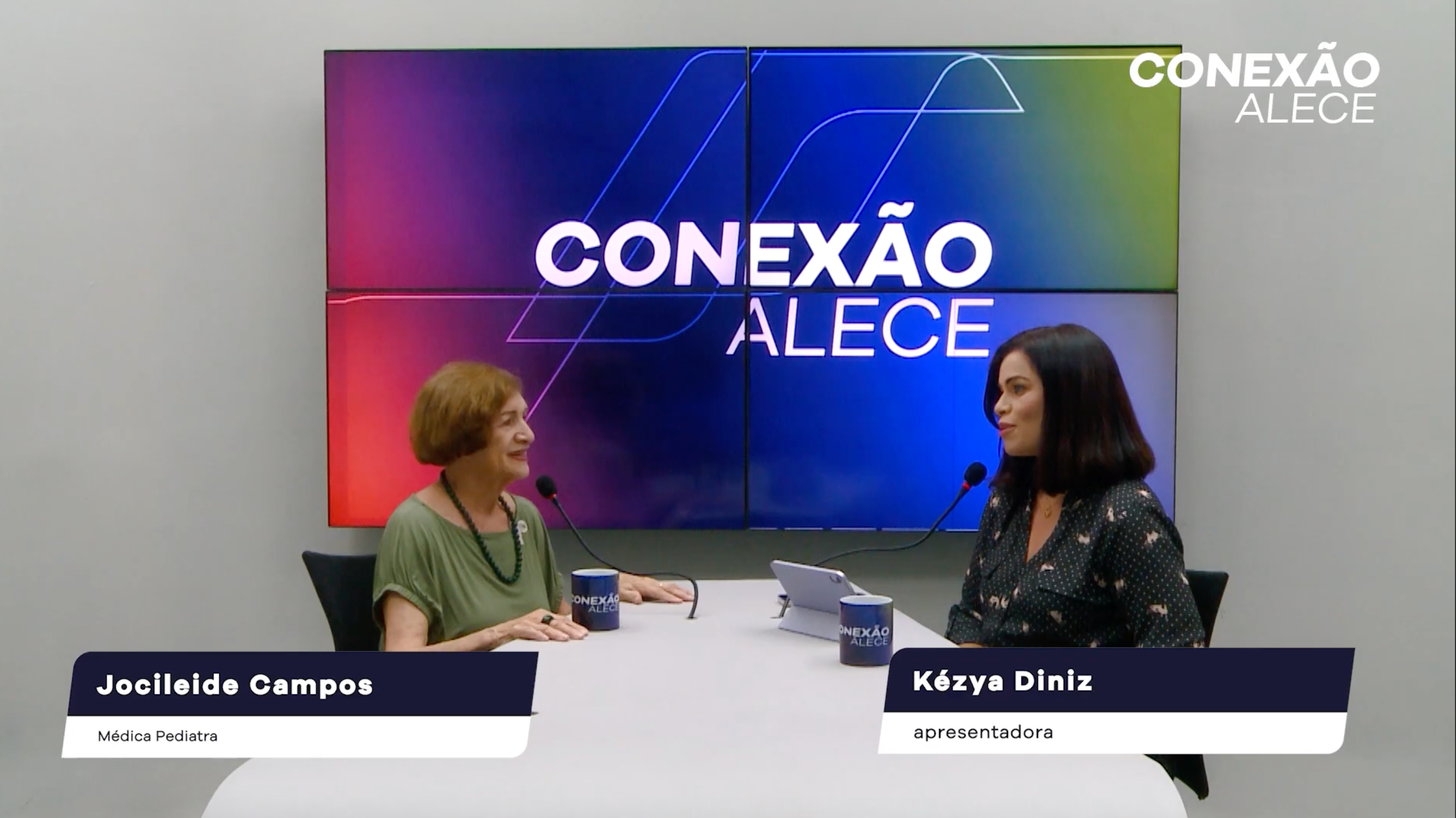 Conexão Alece discute saúde infantil, telas e vacinação com a pediatra Jocileide Campos