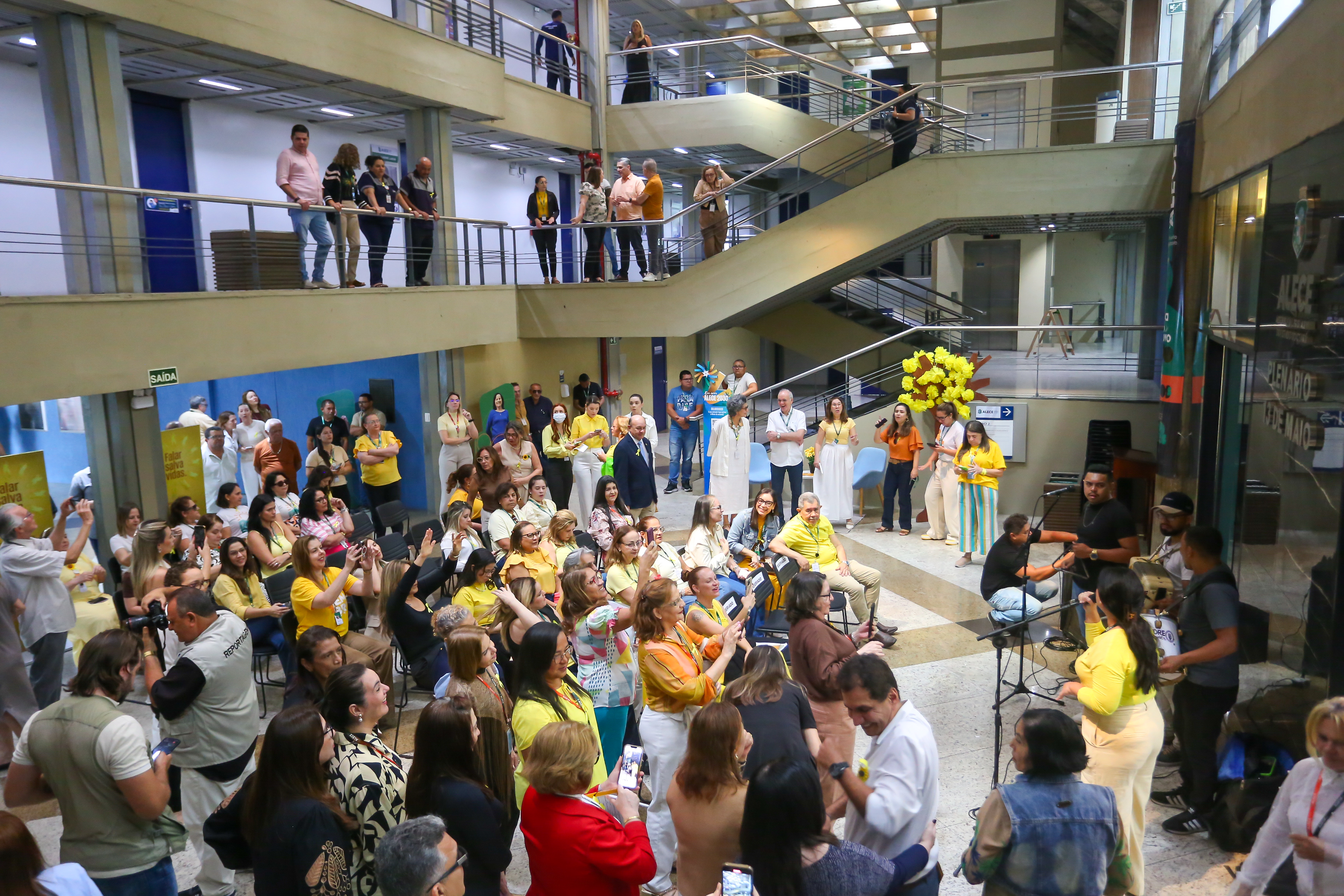 Campanha Setembro Amarelo é lançada na Alece com programação diversa