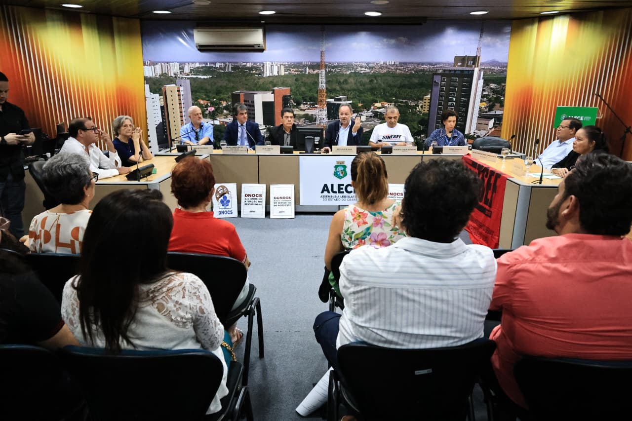 Reestruturação e investimentos no Dnocs são cobrados em audiência na Alece