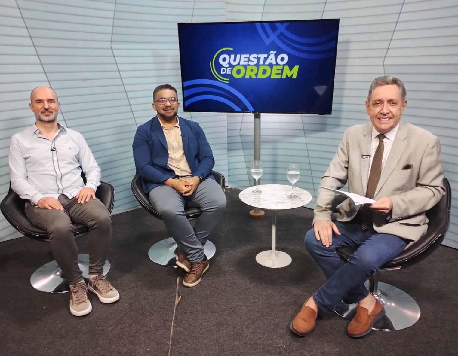 Emerson Sena, Emanuel Freitas e Renato Abreu