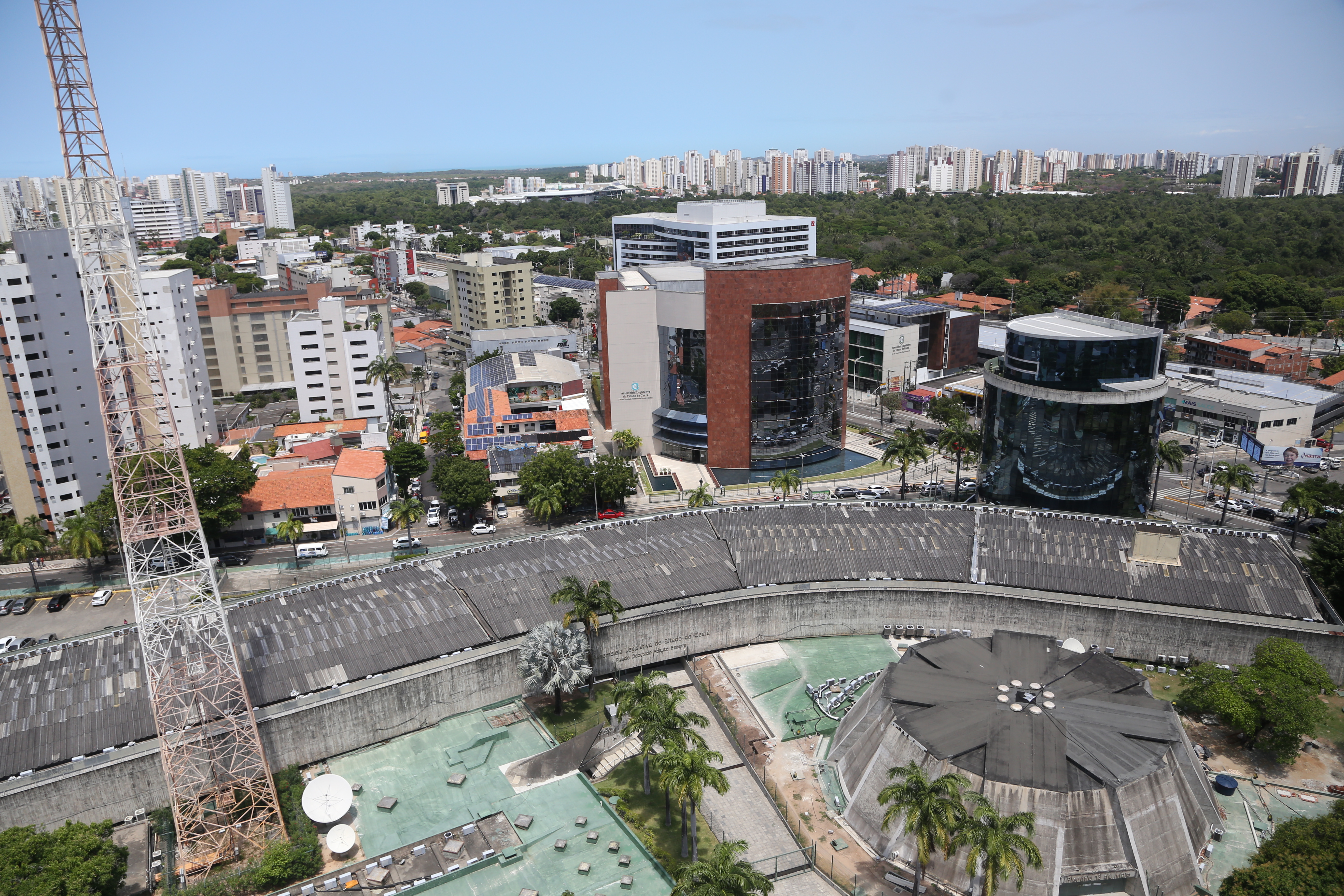 Vista aérea da Alece