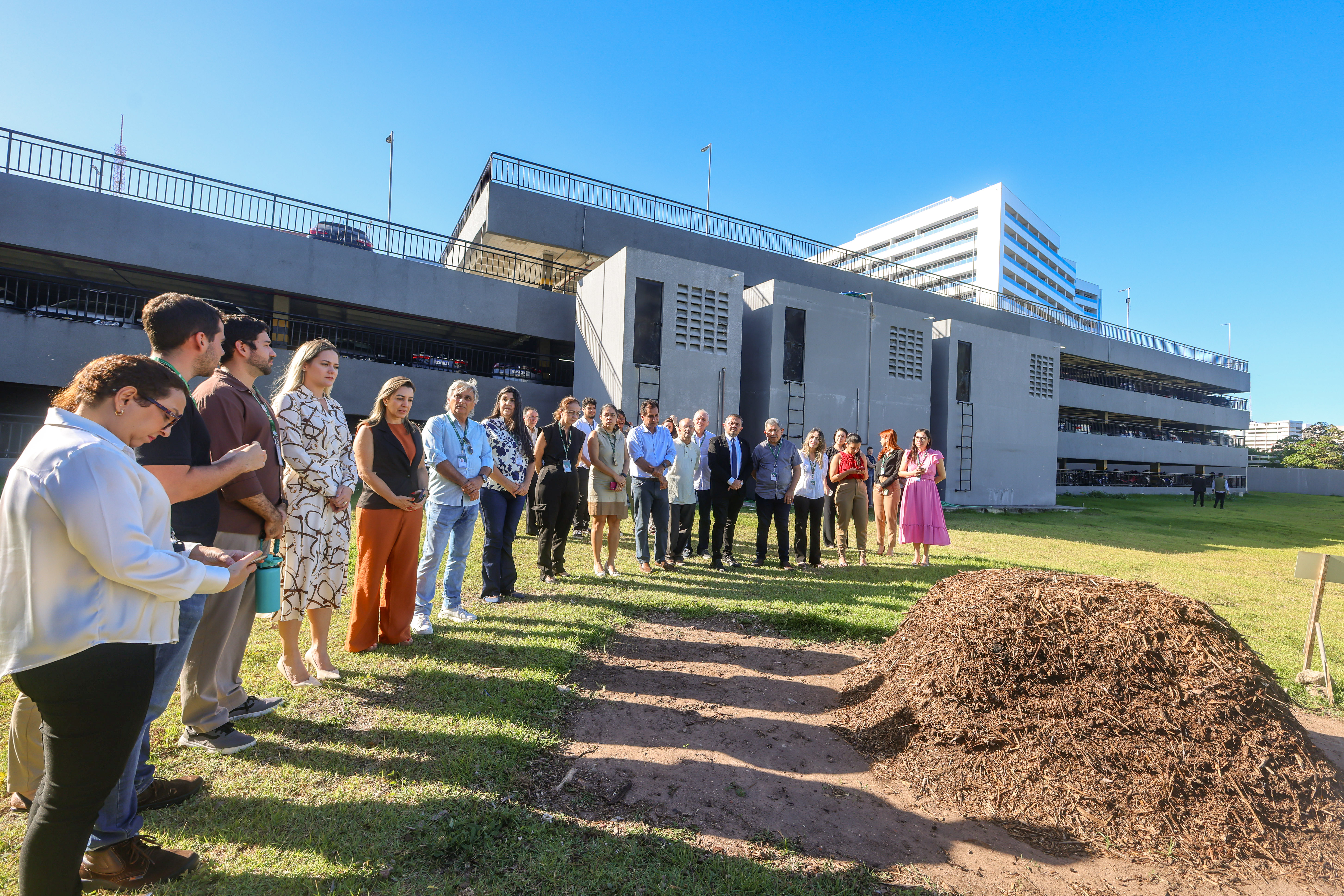 Célula de Sustentabilidade possui Sala de Resíduos e Pátio Compostagem