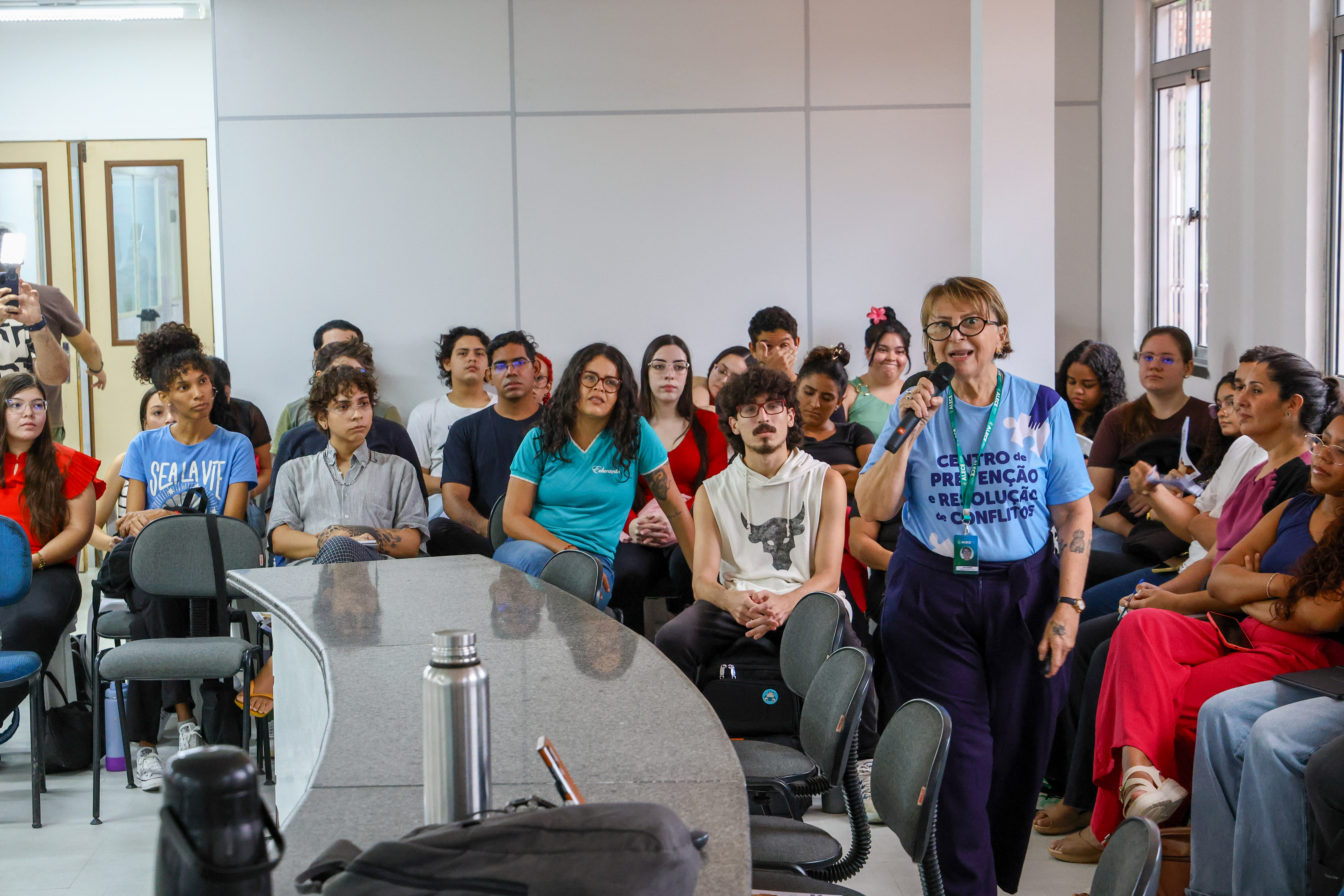 Palestra foi realizada na tarde desta quinta-feira (26/02) no campus do Itaperi da Uece
