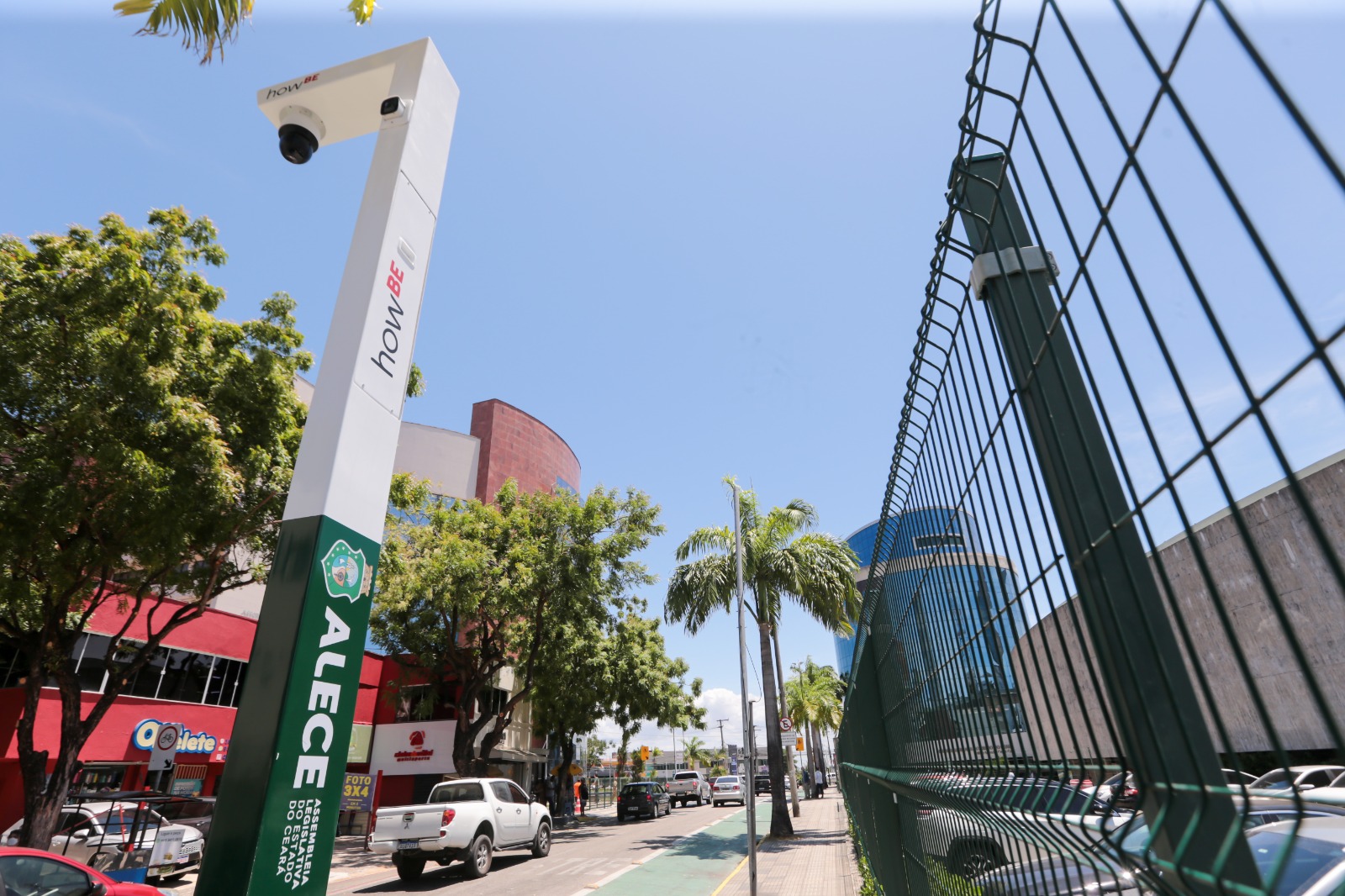 Câmeras de videomonitoramento foram instalados no entorno da Alece