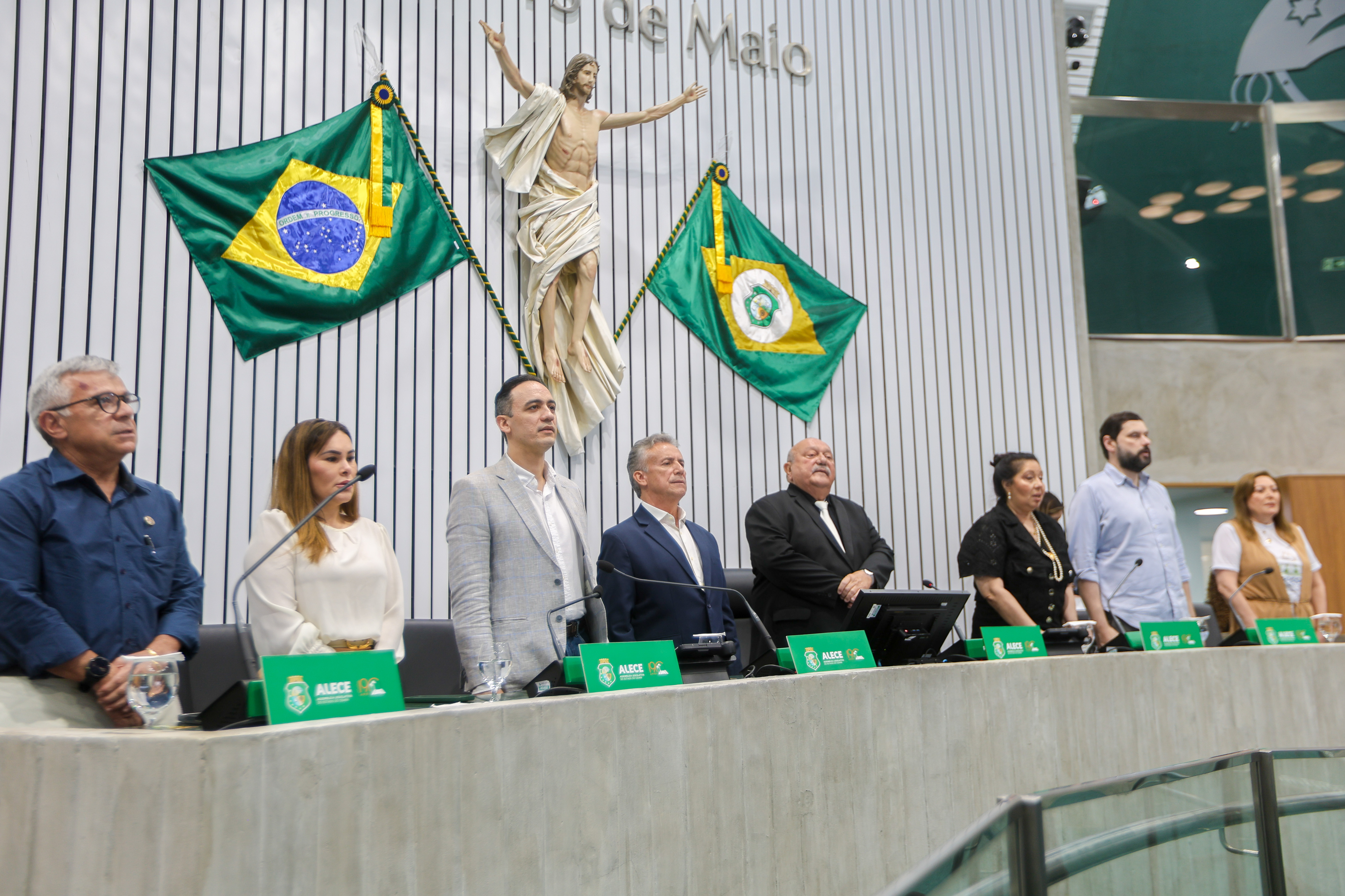 Diversas autoridades e parceiros do Procon Alece prestigiaram a homenagem