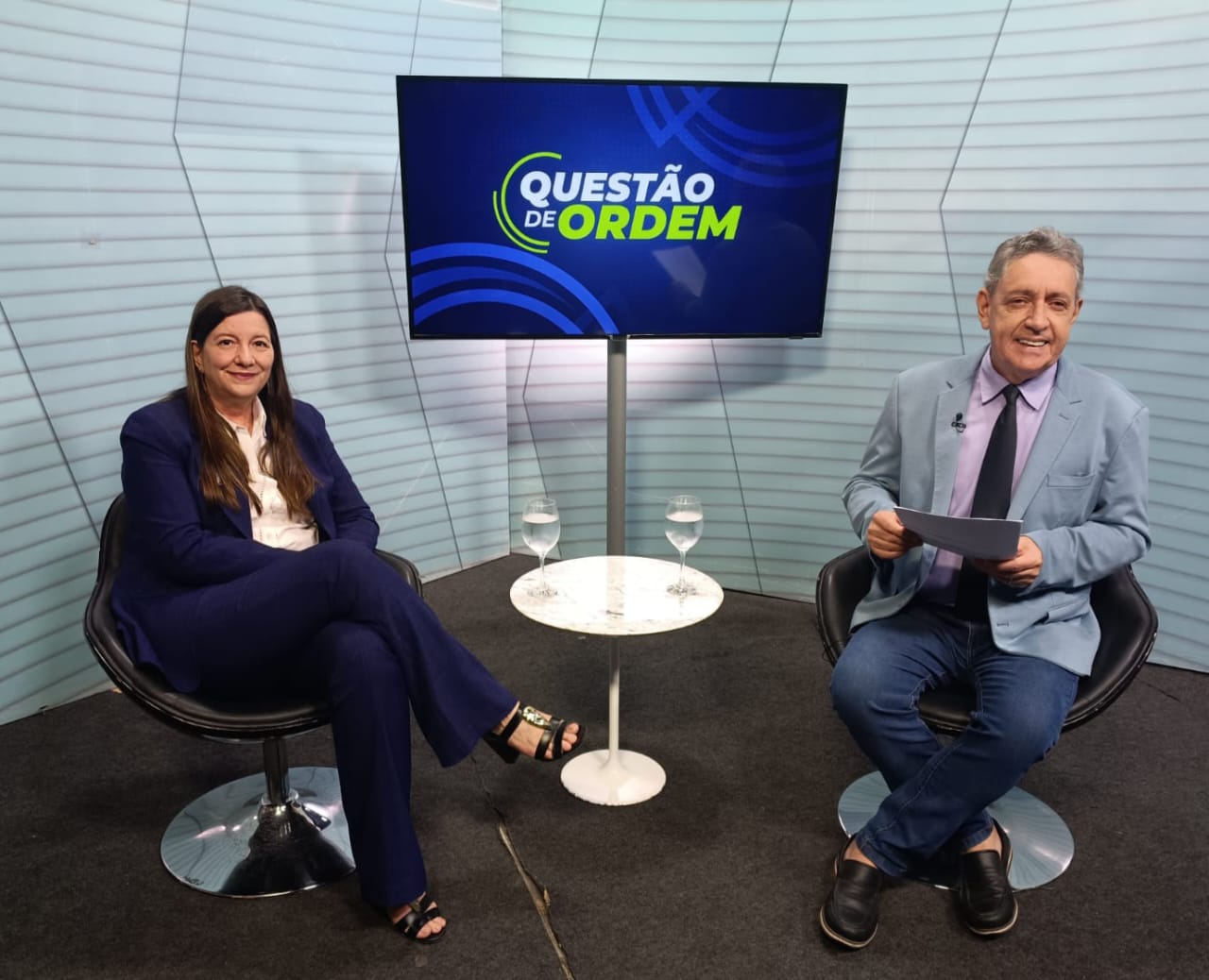 Secretária Lia Gomes e Renato Abreu