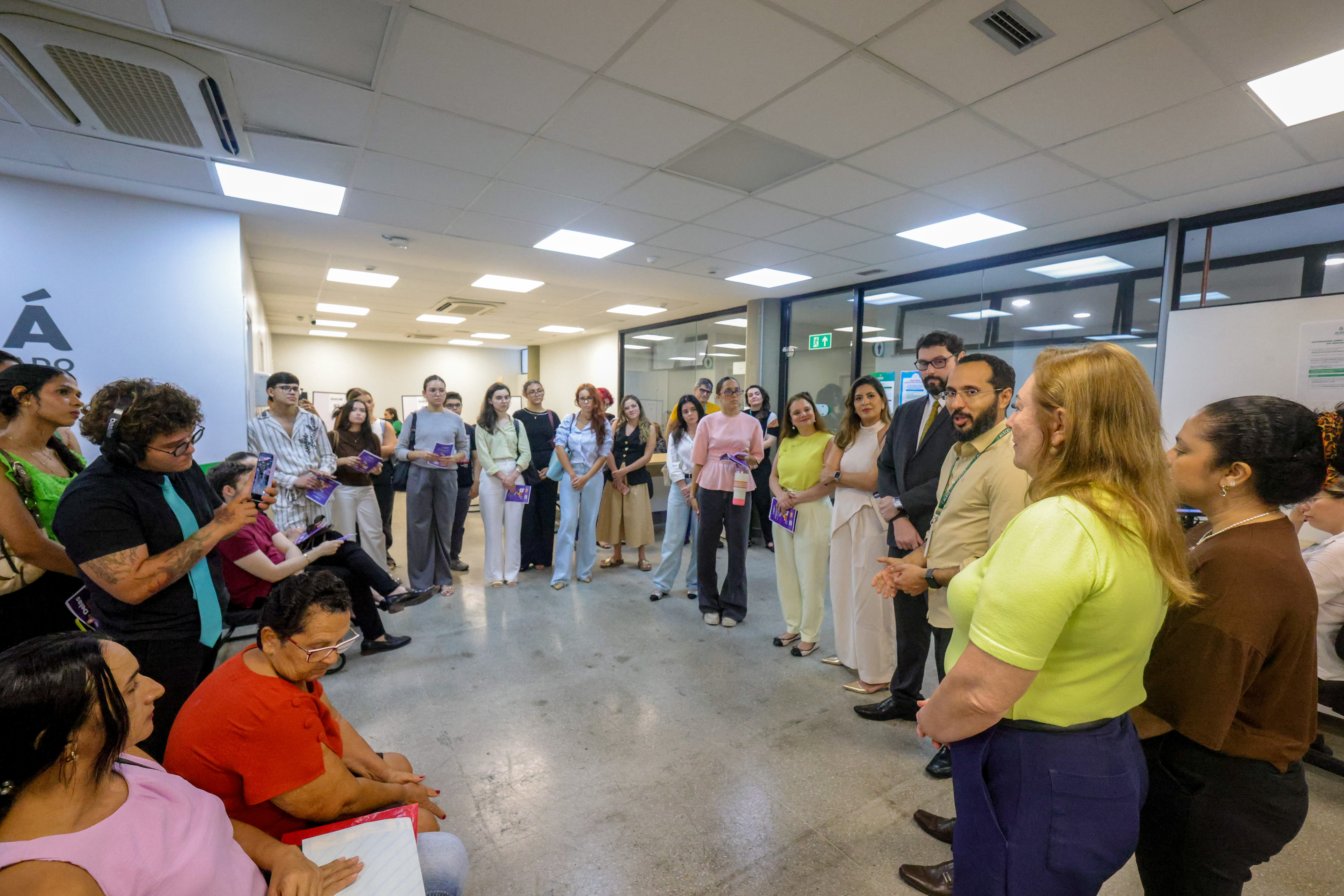 Alunos de Direito visitam Procon Alece e a Procuradoria da Mulher