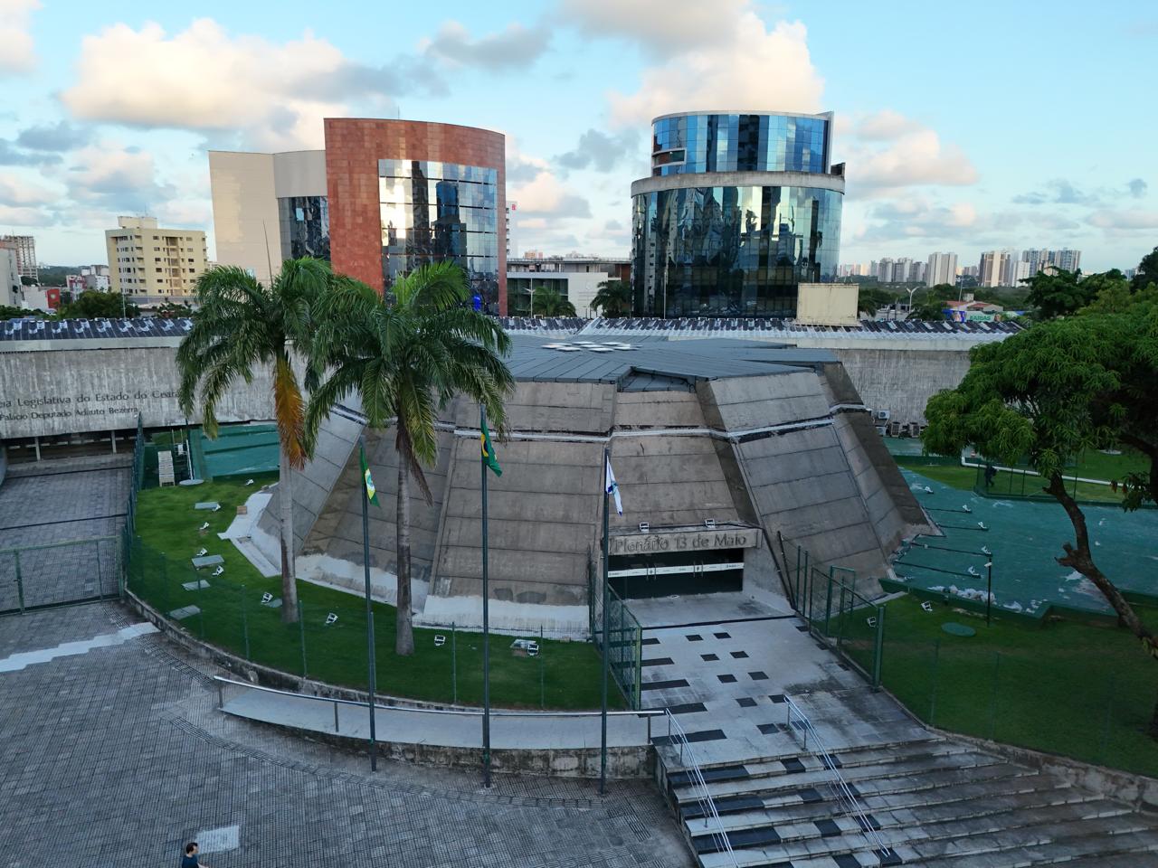 Plenário 13 de Maio, local da sessão solene.