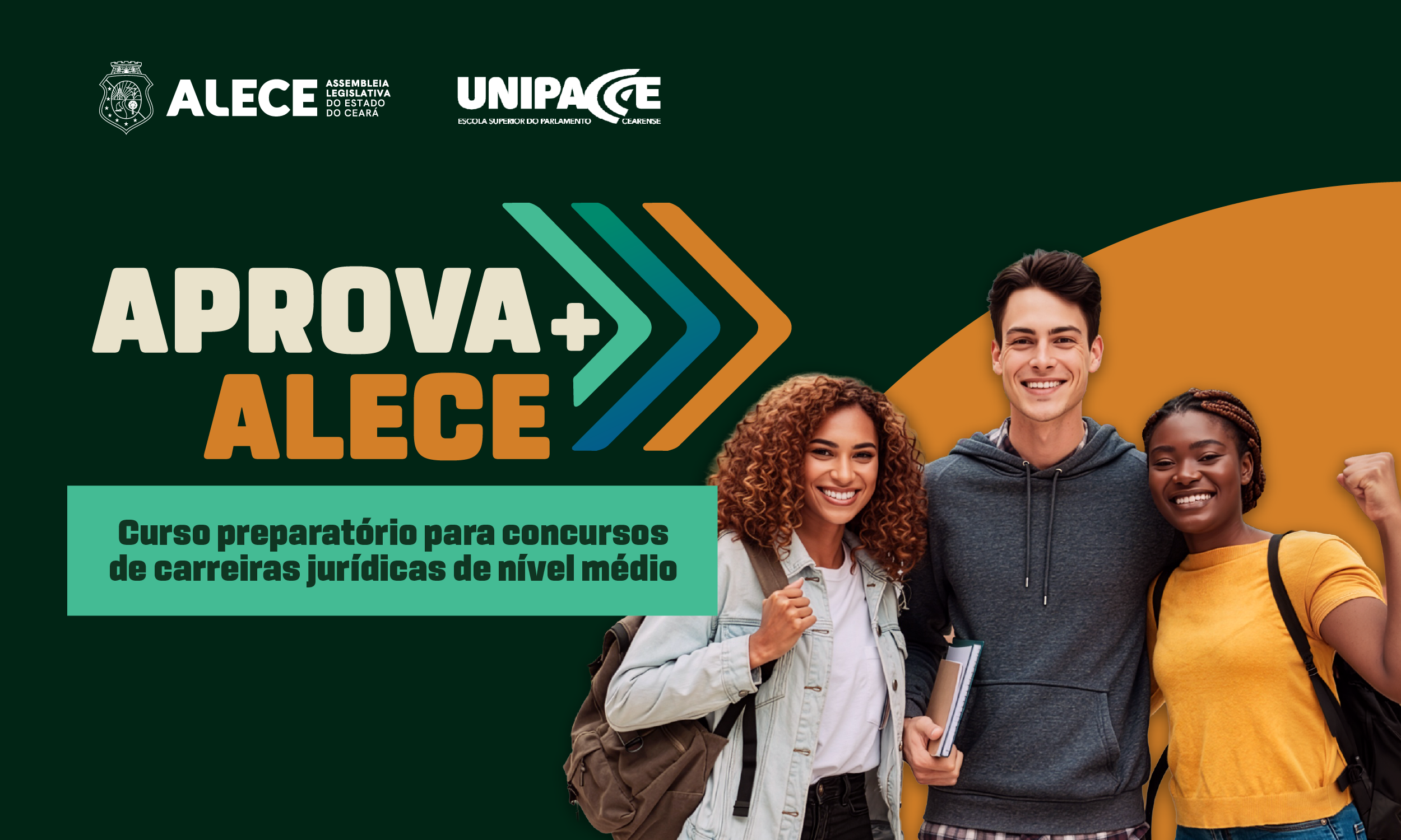 Alece abre 300 vagas de curso gratuito para concursos de carreiras jurídicas de nível médio