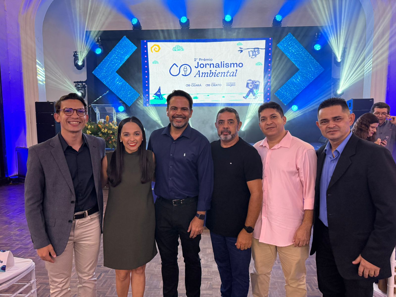 Equipe da Alece TV presente na cerimônia de premiação