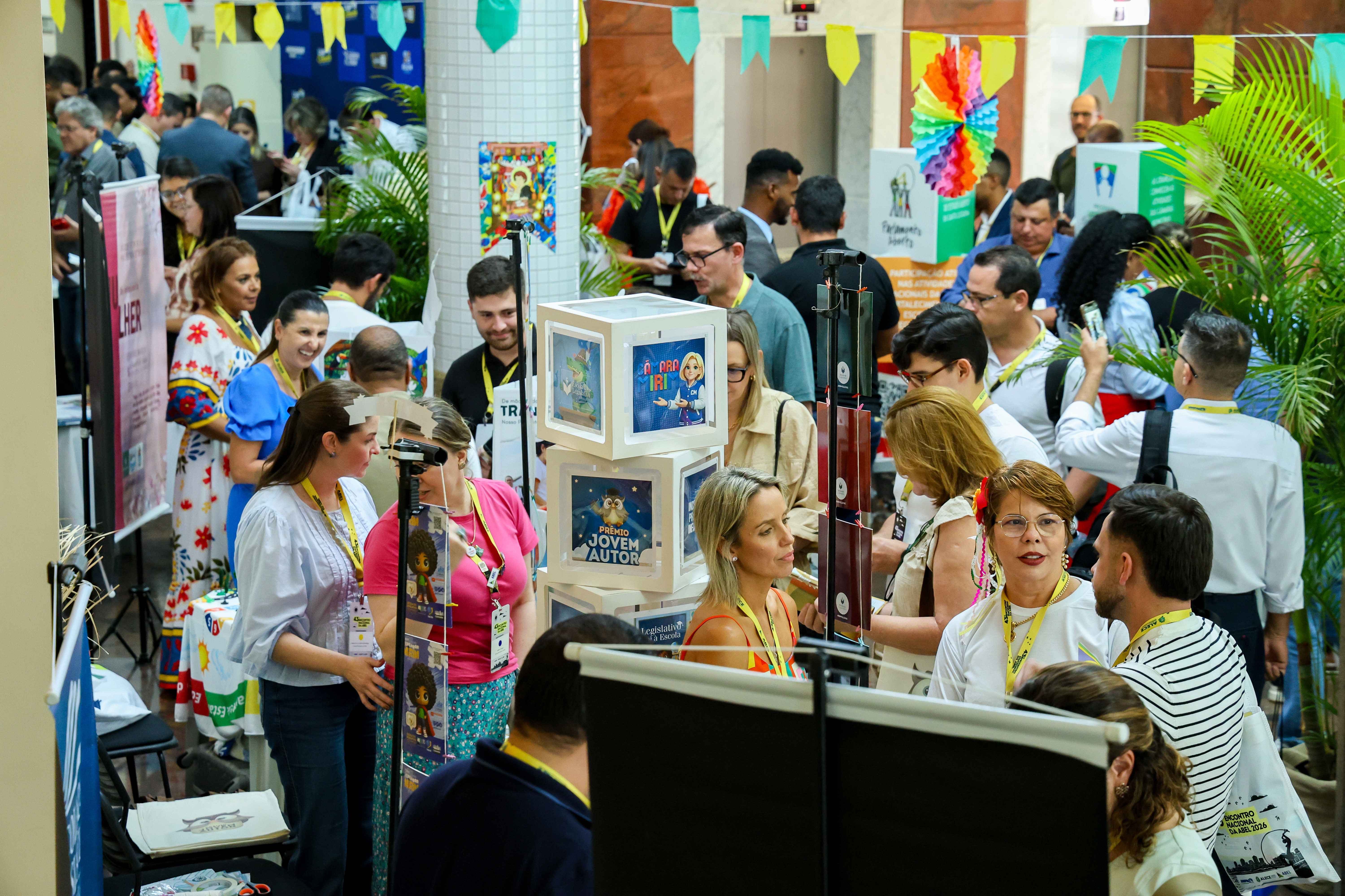 Mostra Nacional das Escolas Legislativas foi uma das atividades da tarde desta quinta-feira (18/06)