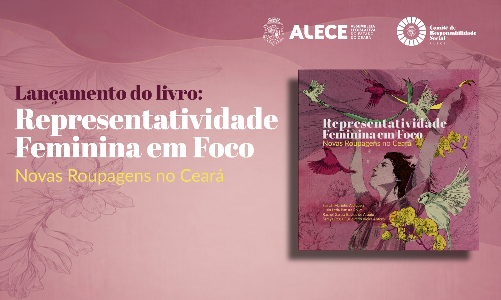 Publicação da Alece retrata trajetória de mulheres cearenses