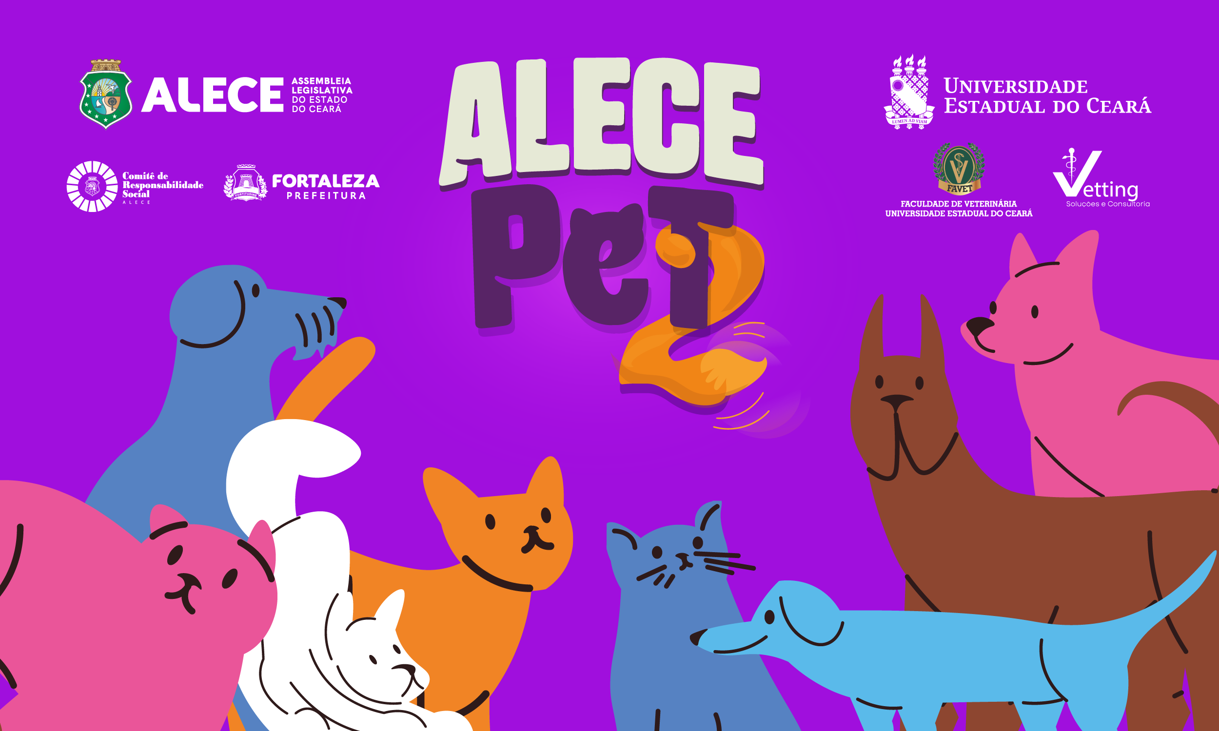 Alece reúne serviços e ações de cuidado animal em mais uma edição do Alece Pet