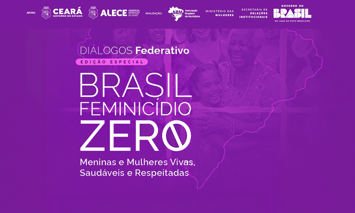 Diálogos Federativos: enfrentamento ao feminicídio será tema de diálogo na Alece