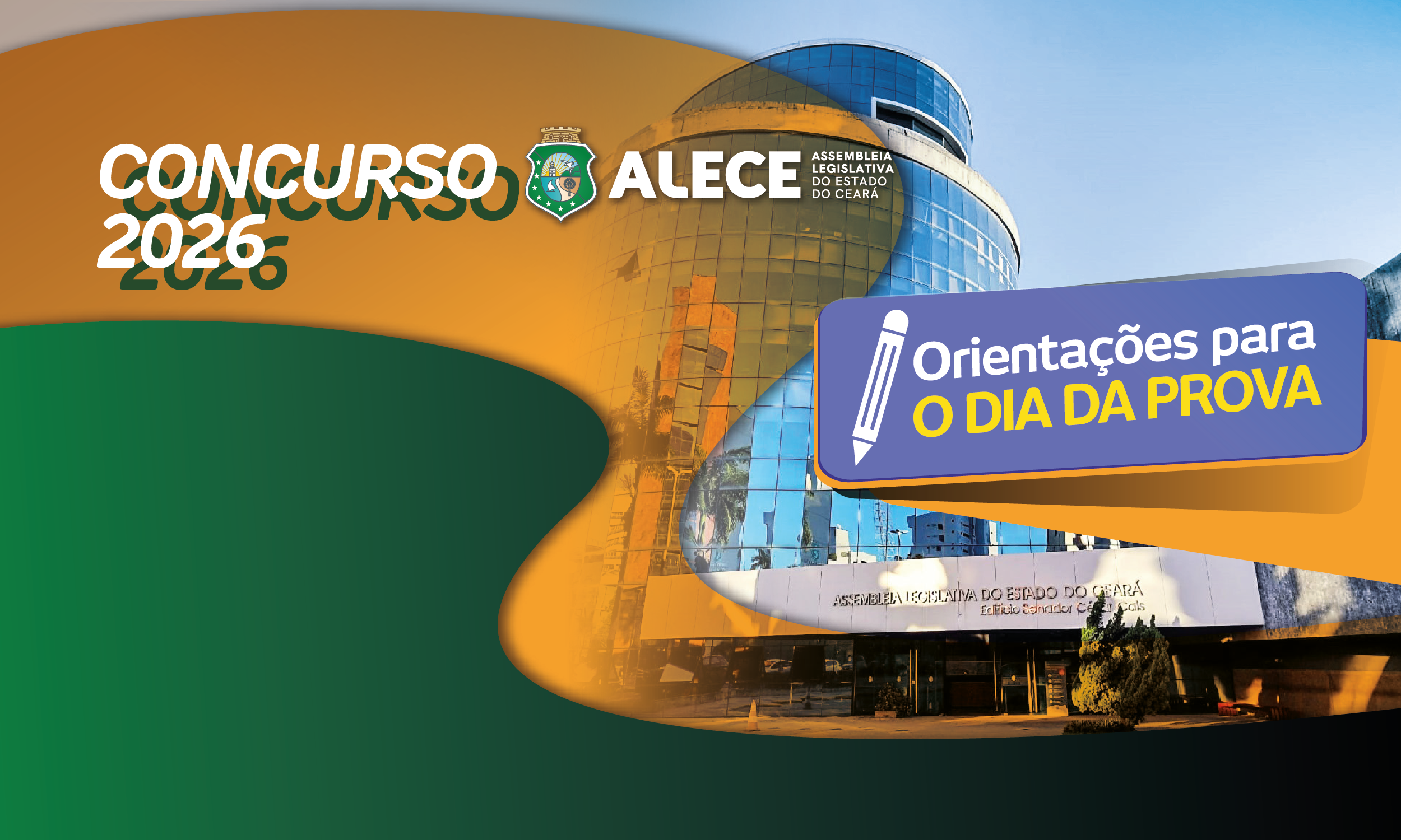 Provas do concurso público da Alece acontecem nesse domingo