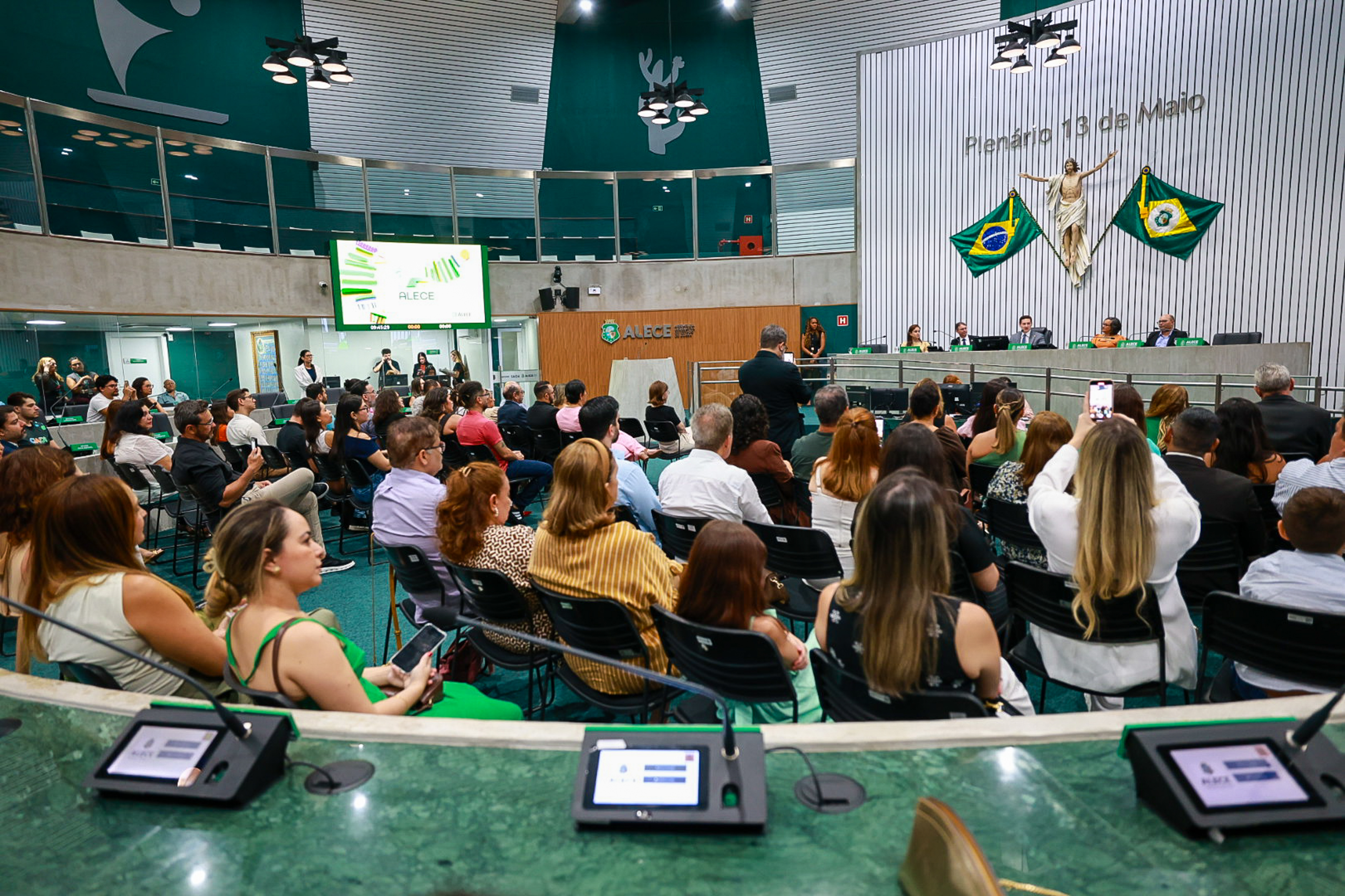 A Alece homenageou fisioterapeutas e terapeutas ocupacionais, no Plenário 13 de Maio.