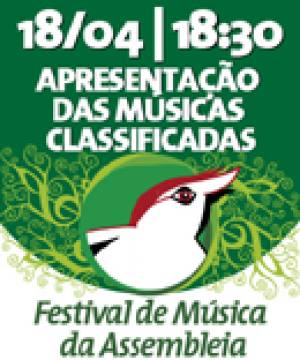 AL divulga músicas selecionadas para festival