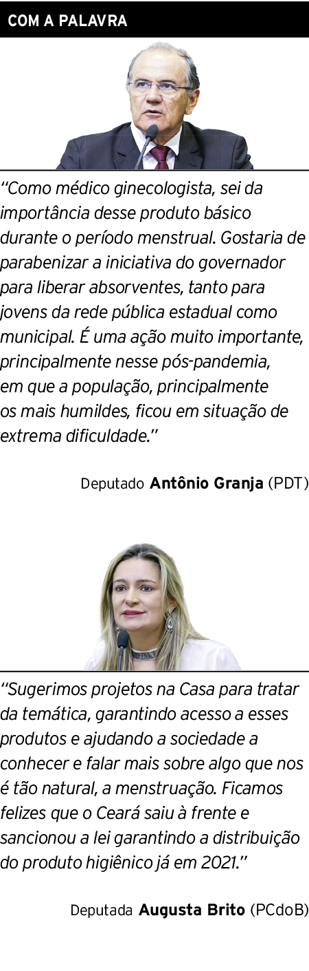 COM A PALAVRA   Como médico ginecologista, sei da importância desse produto básico durante o período menstrual  Gosta   