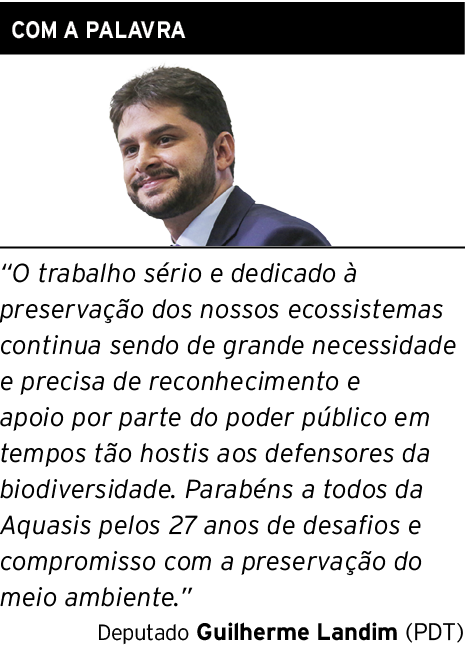 COM A PALAVRA   O trabalho sério e dedicado à preservação dos nossos ecossistemas continua sendo de grande necessidad   