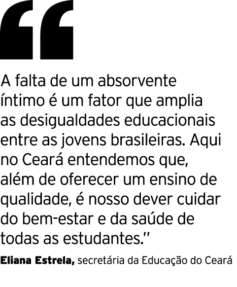  A falta de um absorvente íntimo é um fator que amplia as desigualdades educacionais entre as jovens brasileiras  Aqu   