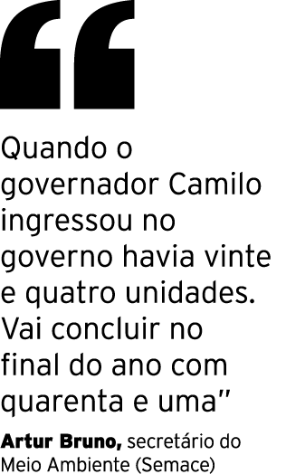  Quando o governador Camilo ingressou no governo havia vinte e quatro unidades  Vai concluir no final do ano com quar   